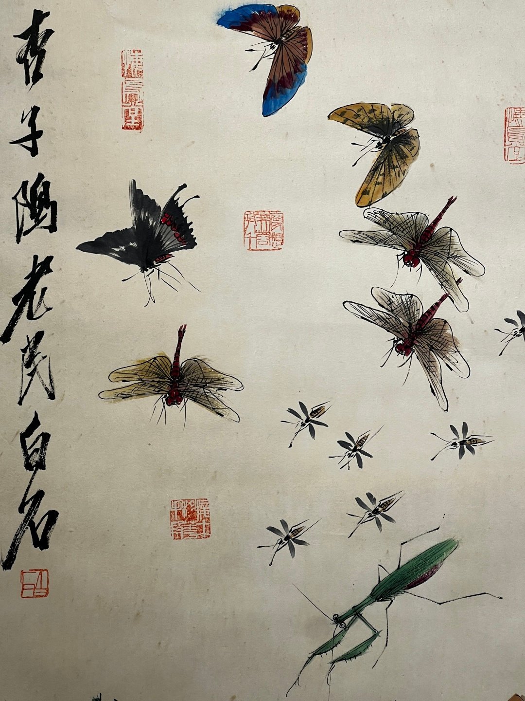 Chinese scroll painting Qi Baishi