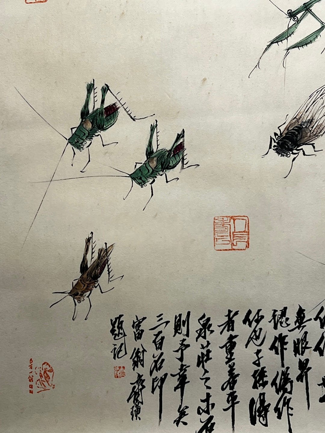 Chinese scroll painting Qi Baishi