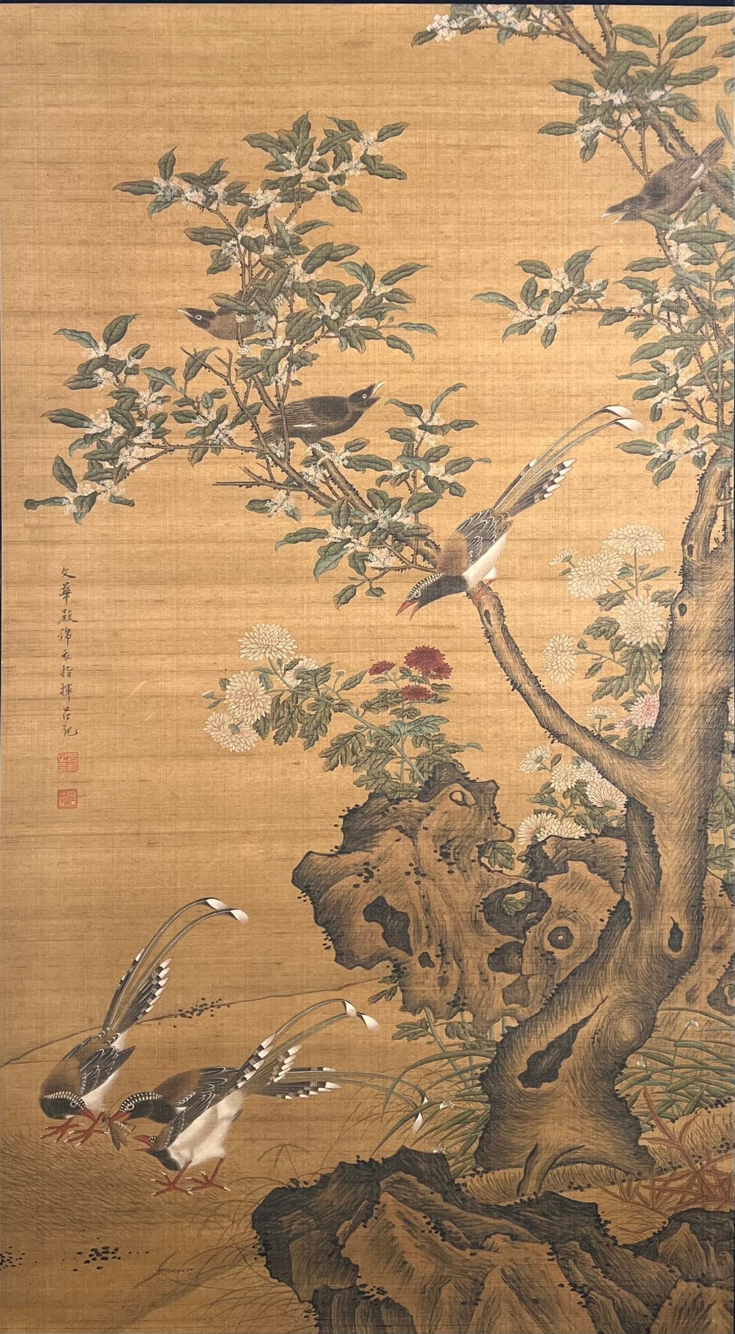 Chinese scroll painting Lv Ji i