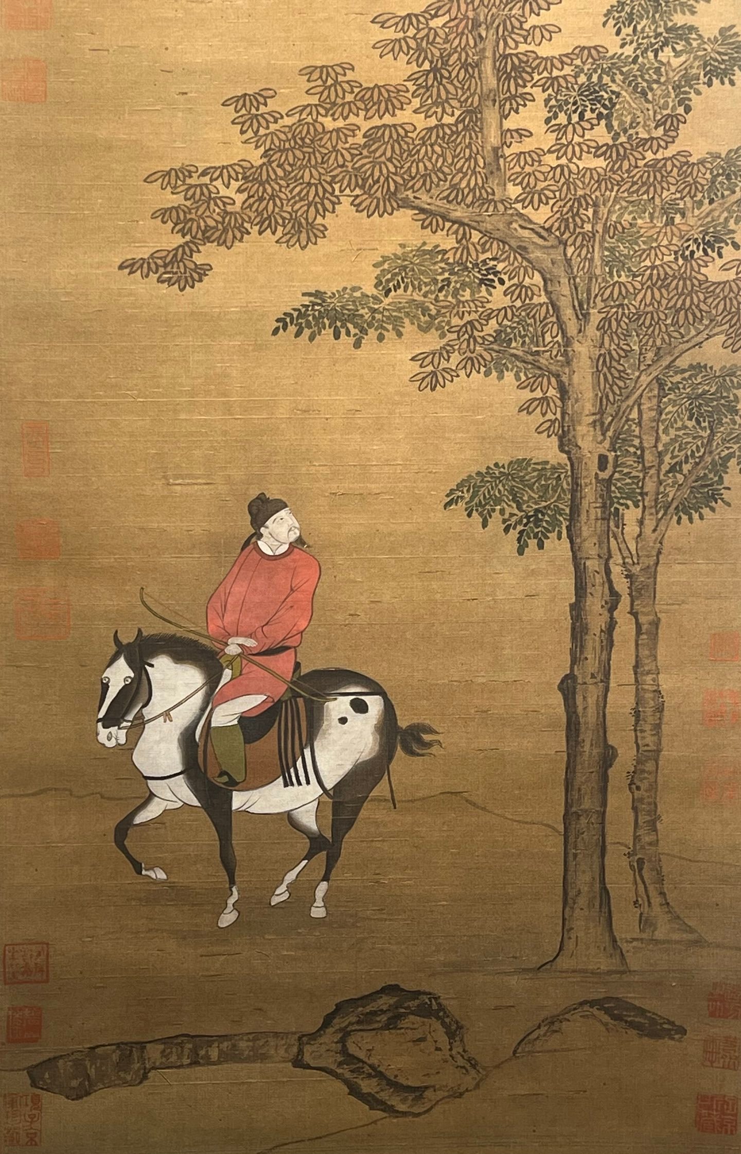 Chinese scroll painting Han Huang