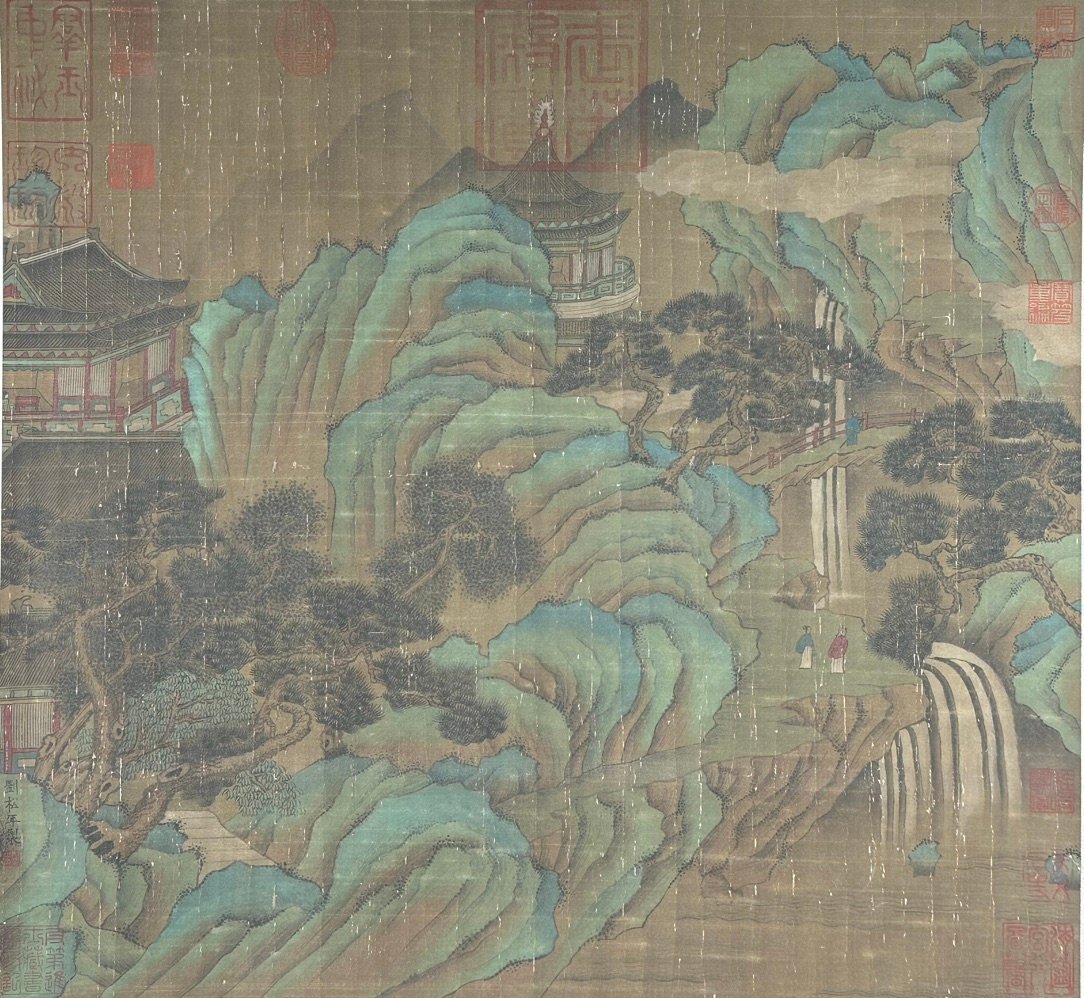 Chinese scroll painting Liu Songnian