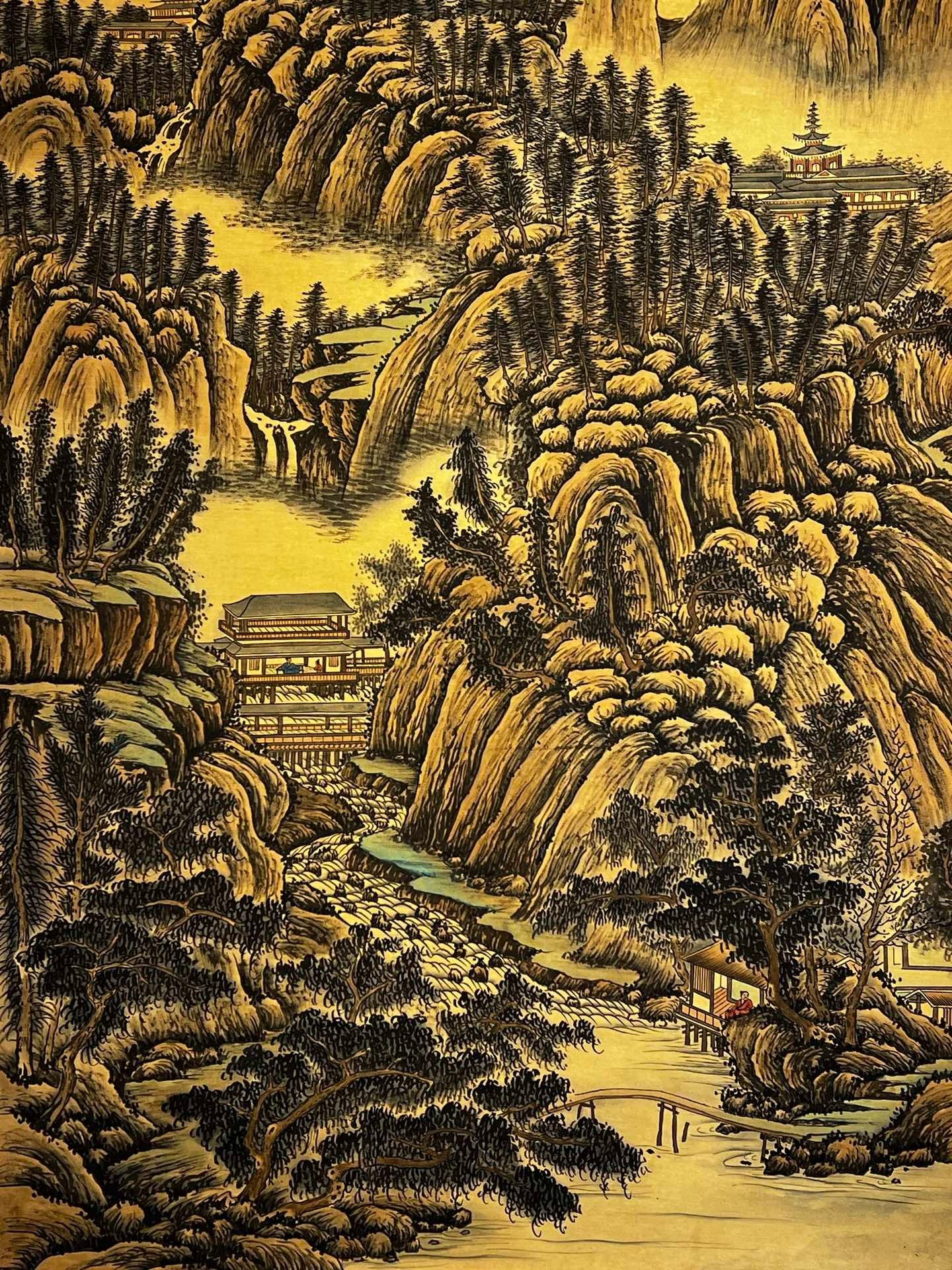 Chinese scroll painting Zhang Daqian