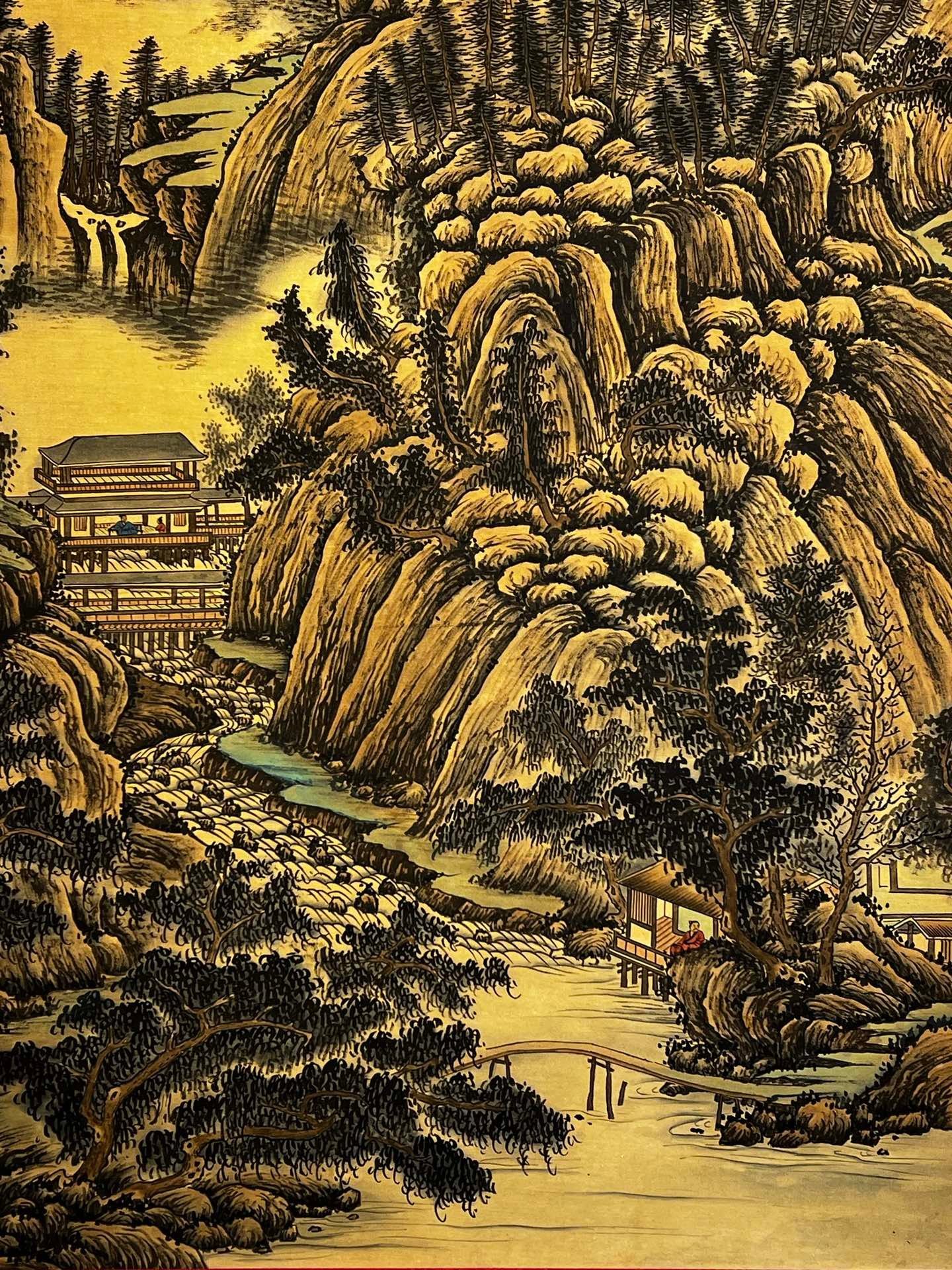 Chinese scroll painting Zhang Daqian