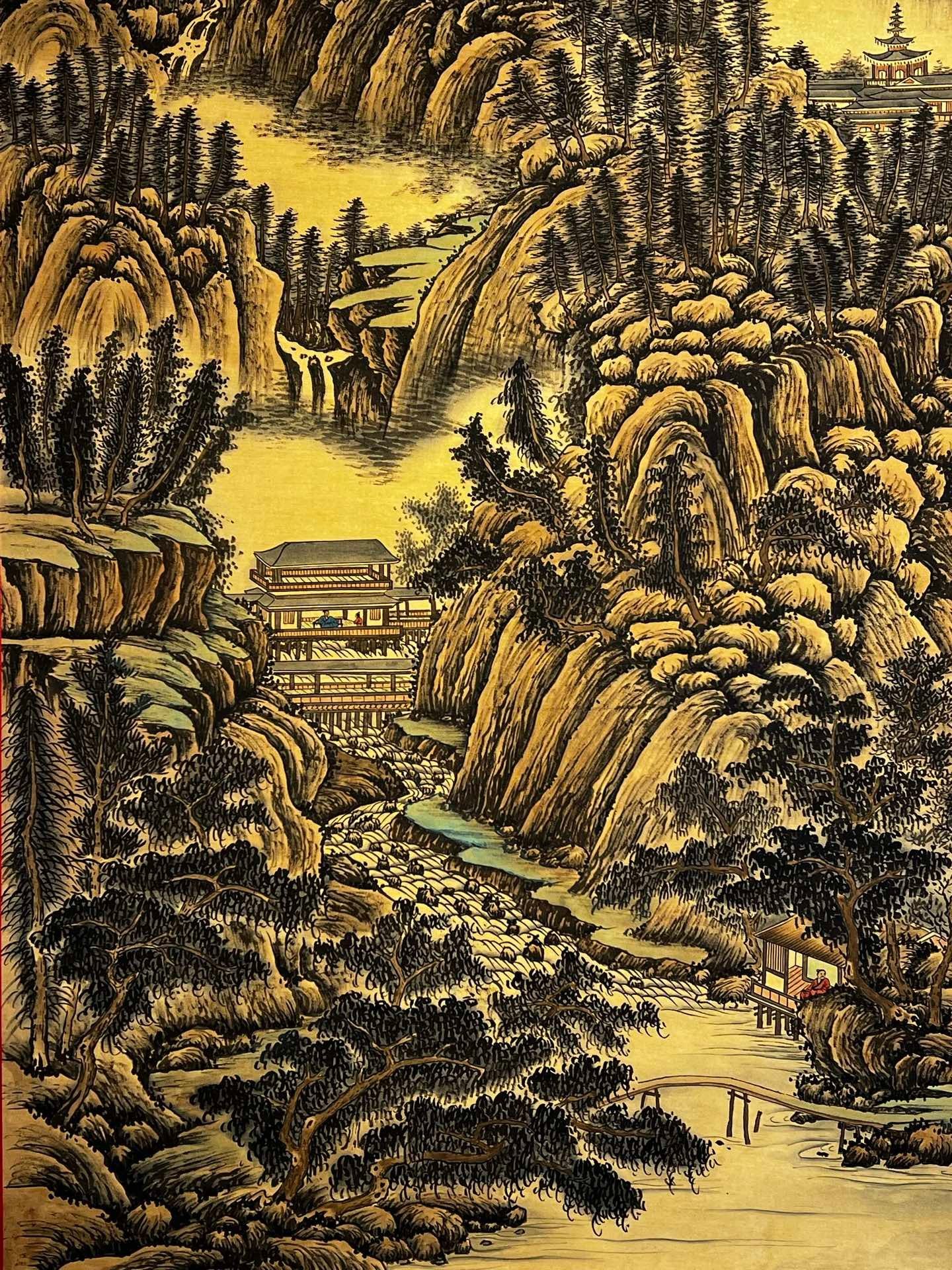 Chinese scroll painting Zhang Daqian