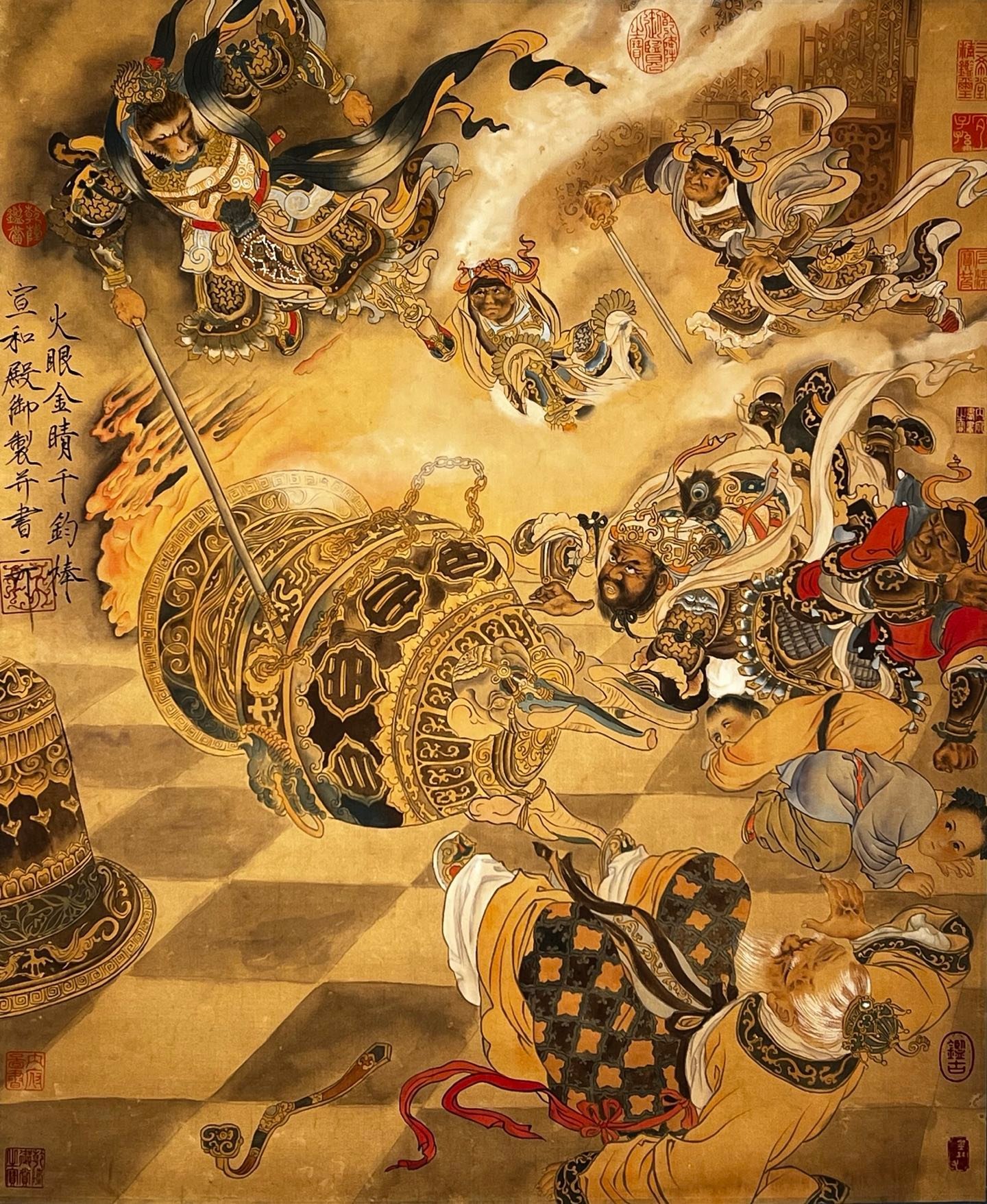 Chinese scroll painting Huizong