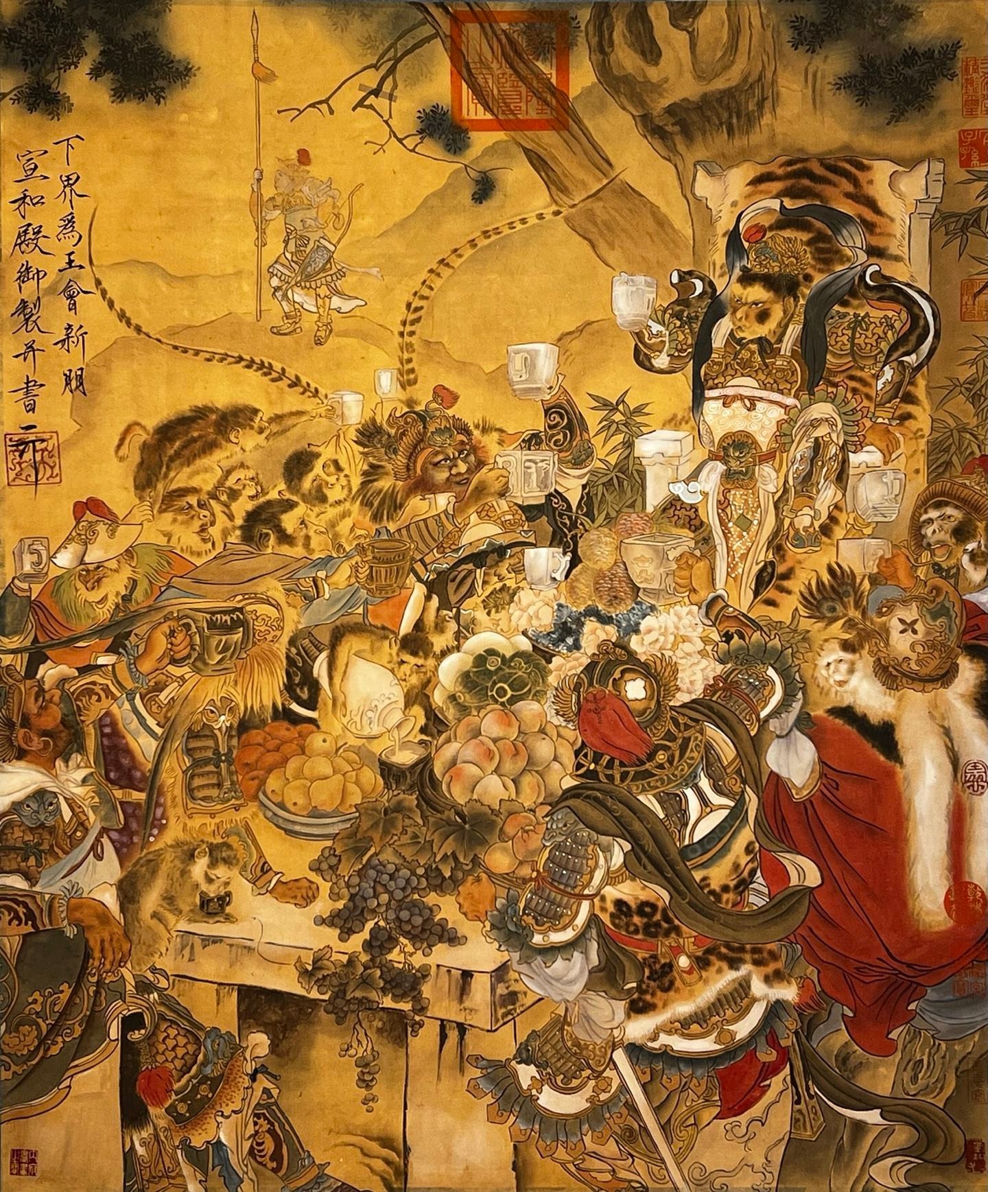 Chinese scroll painting Huizong