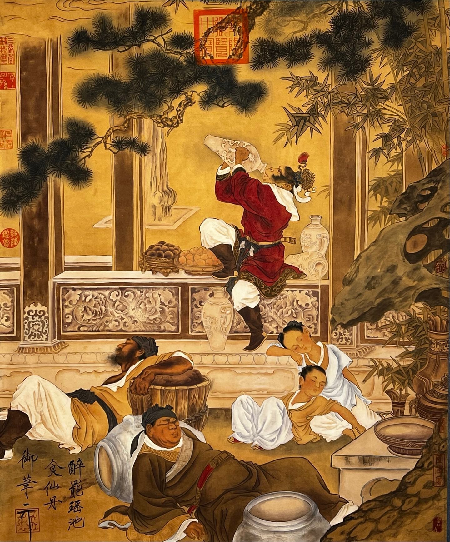 Chinese scroll painting Huizong