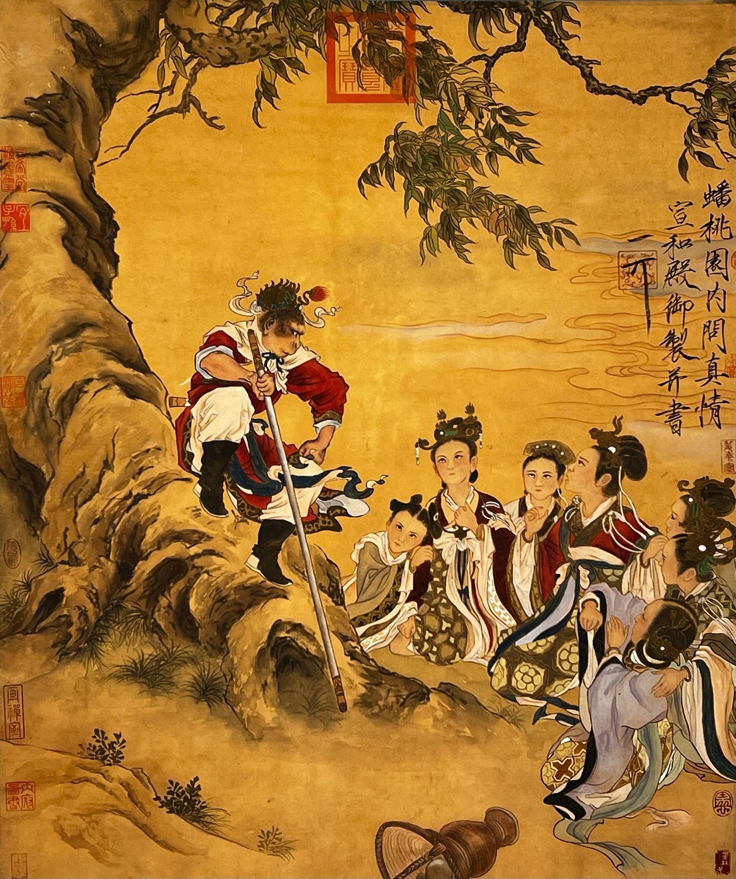 Chinese scroll painting Huizong