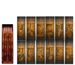 Chinese scroll painting Lang Shining