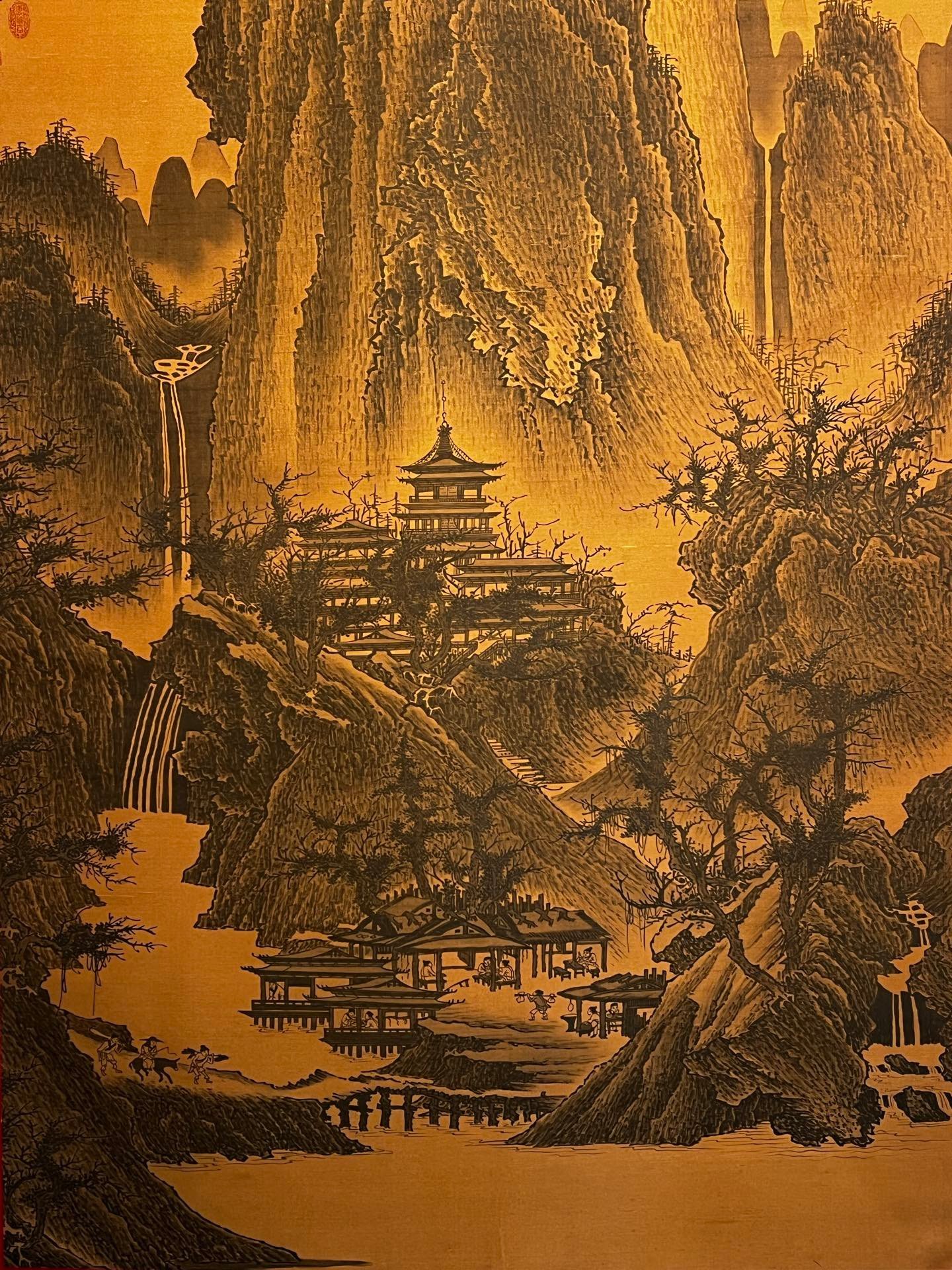 Chinese scroll painting Li Cheng
