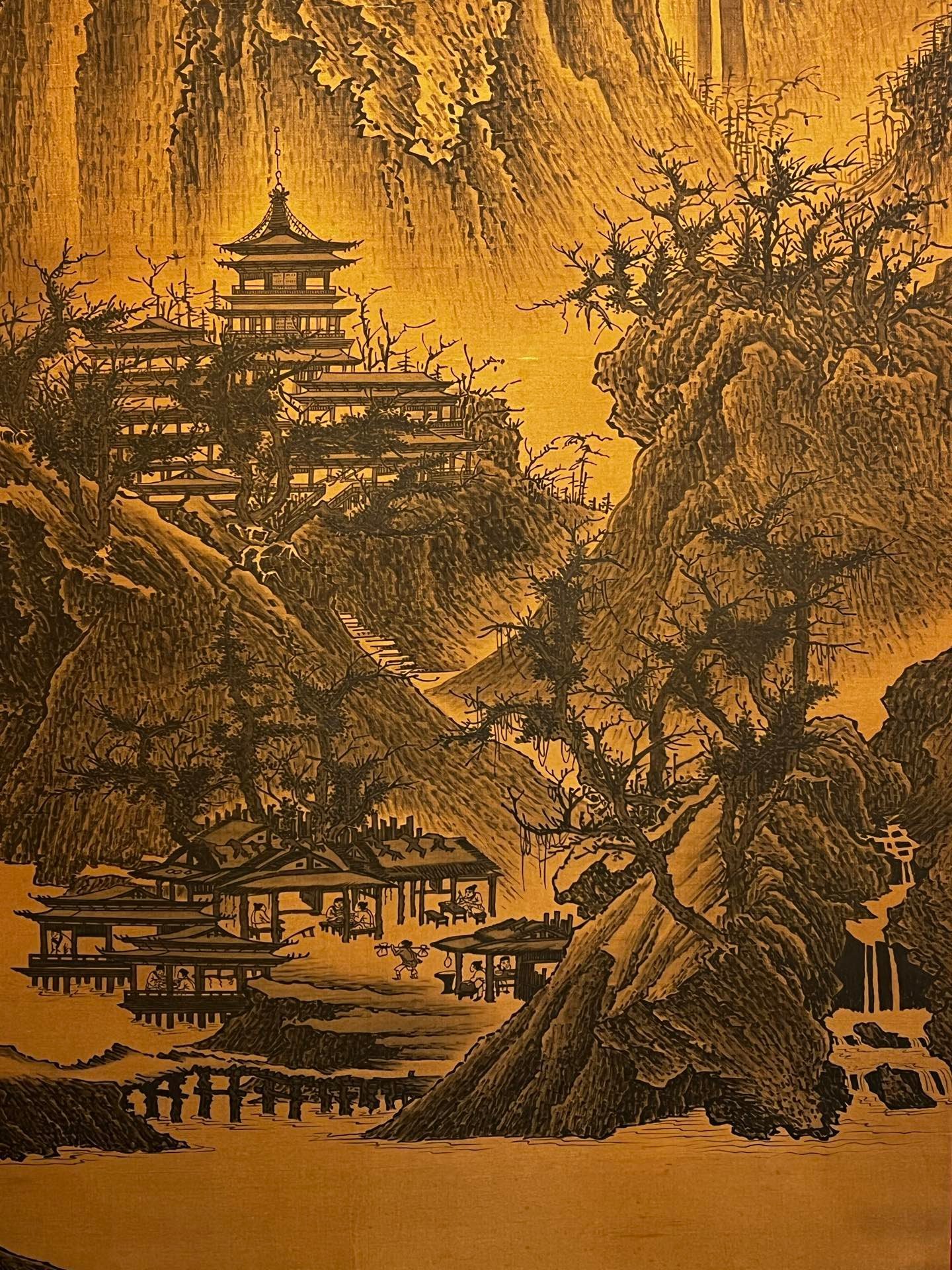 Chinese scroll painting Li Cheng