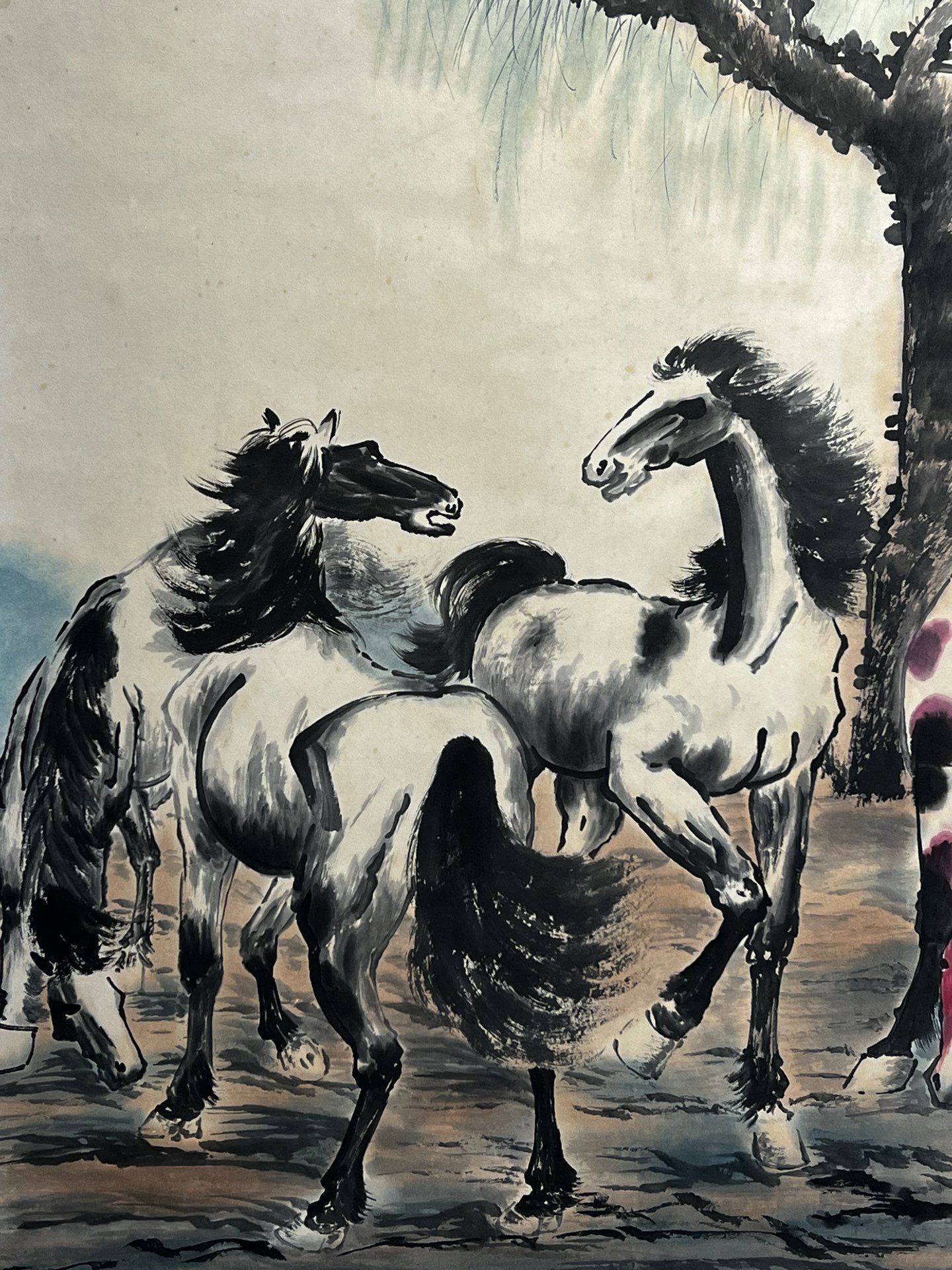 Chinese scroll painting Xu Beihong