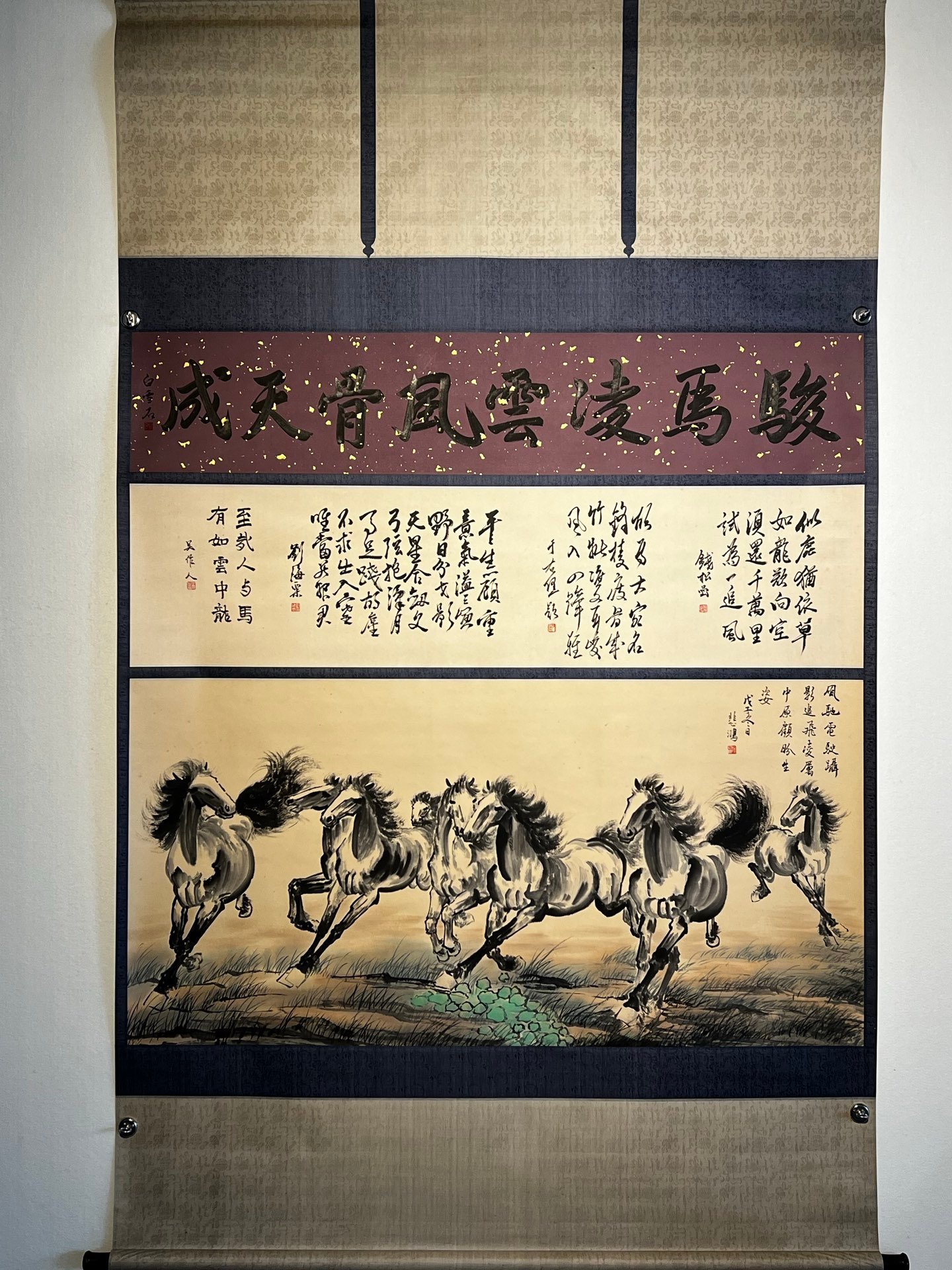 Chinese scroll painting Xu Beihong