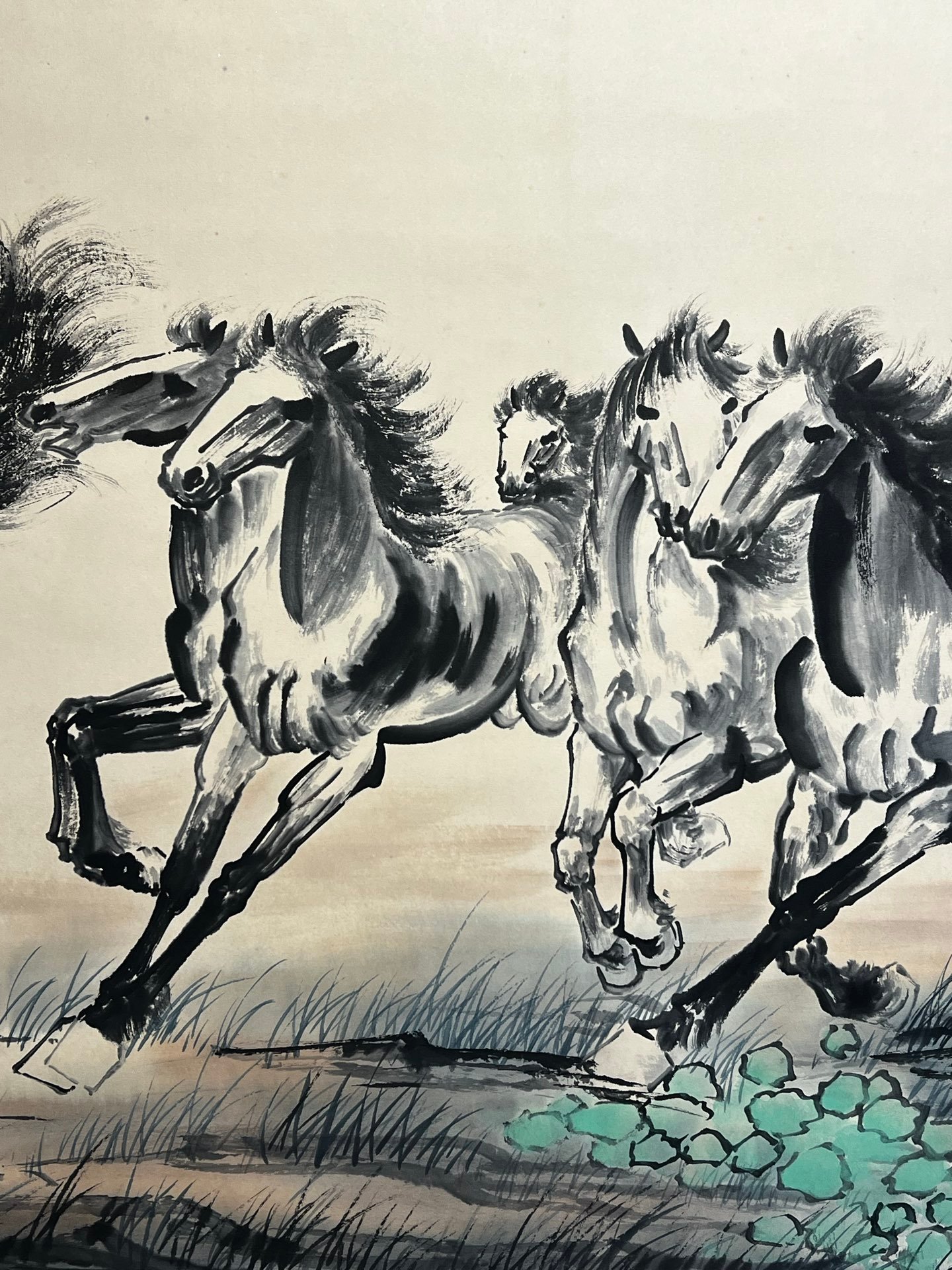 Chinese scroll painting Xu Beihong