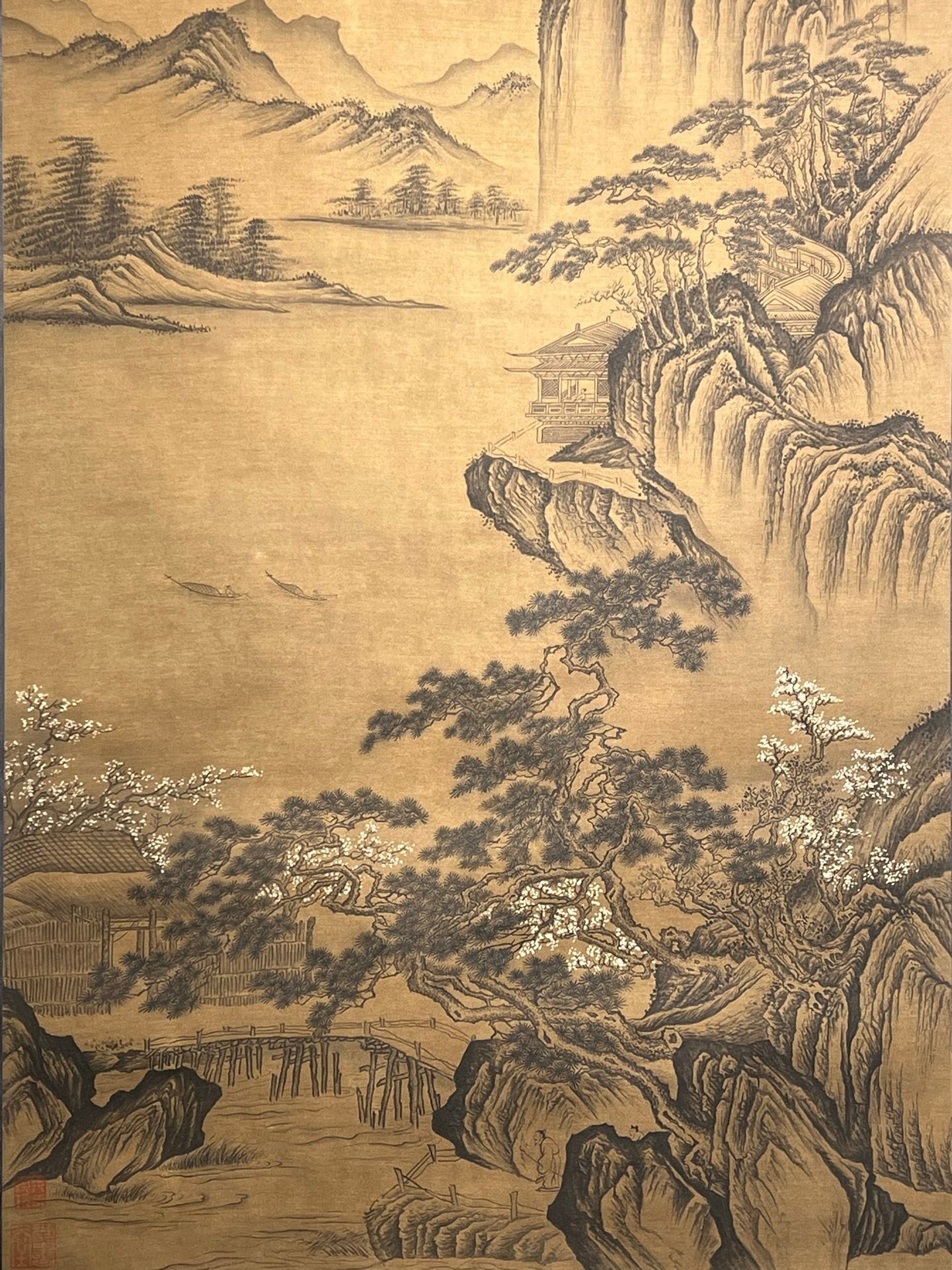 Chinese scroll painting Tang Yin