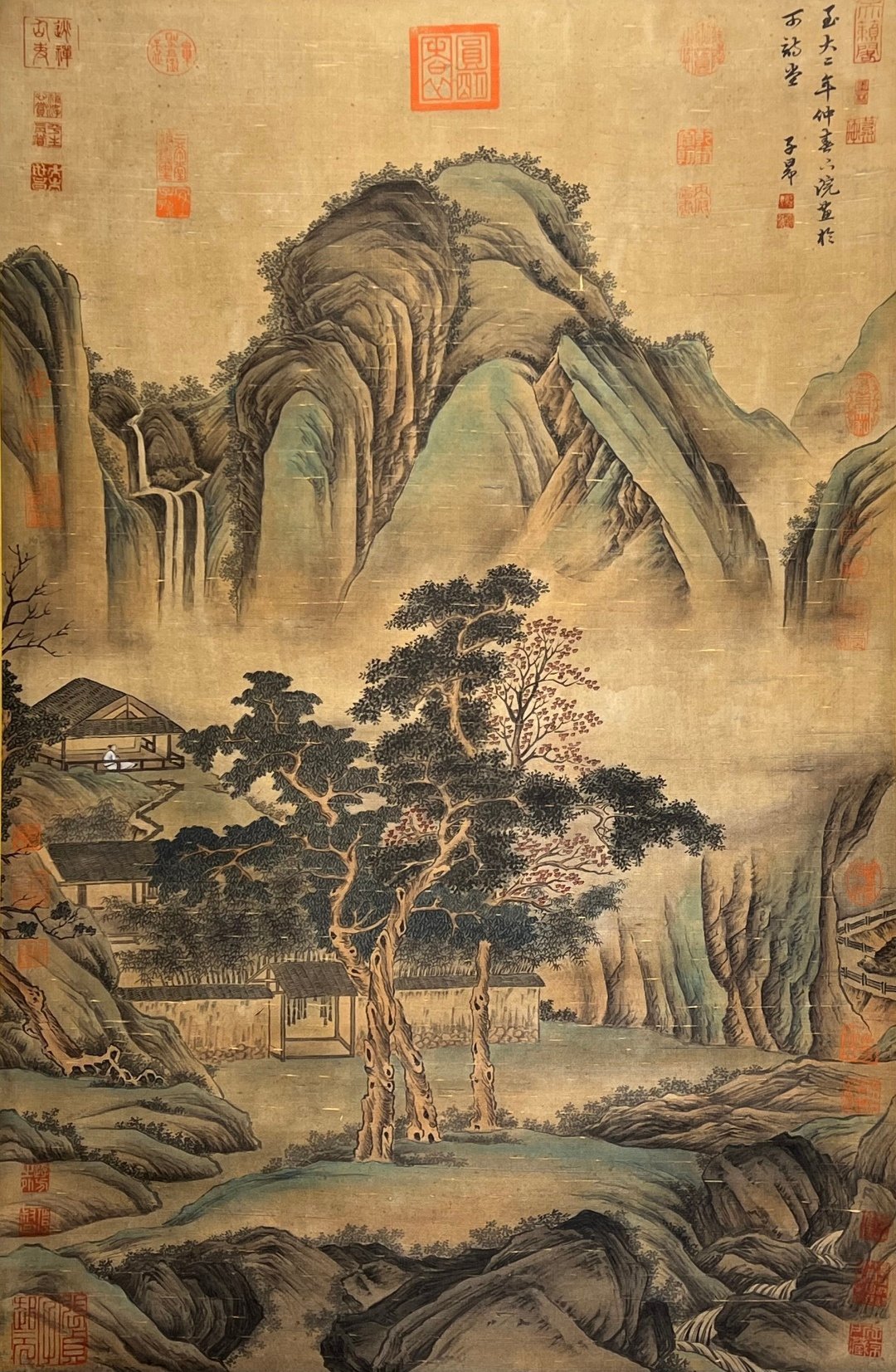 Chinese scroll painting Zhao Mengfu