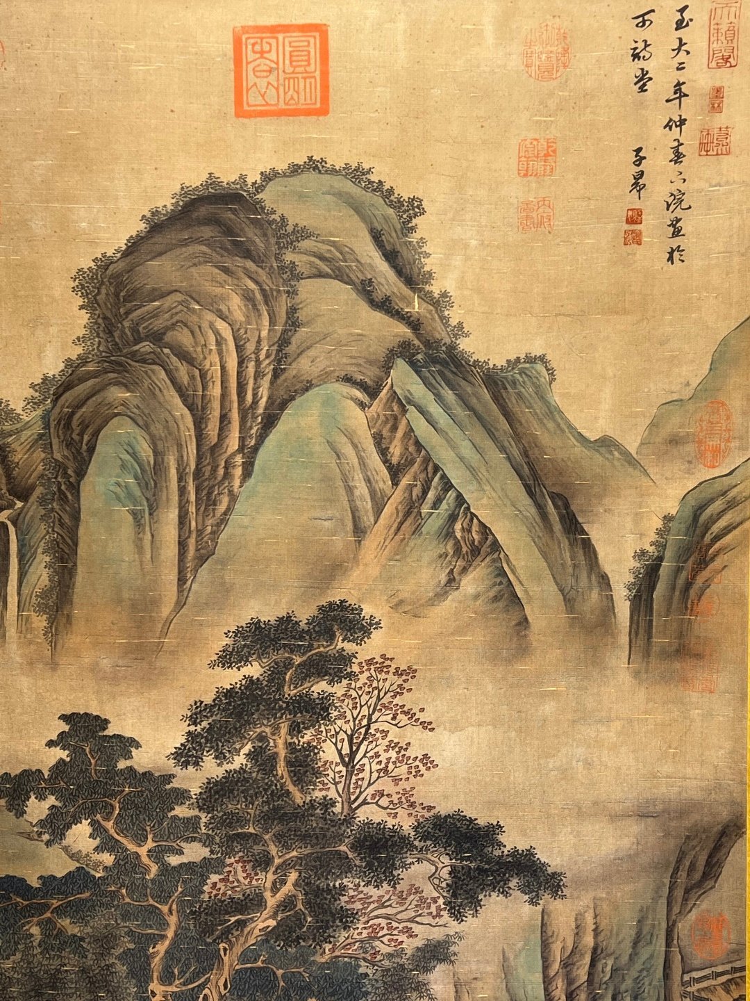 Chinese scroll painting Zhao Mengfu