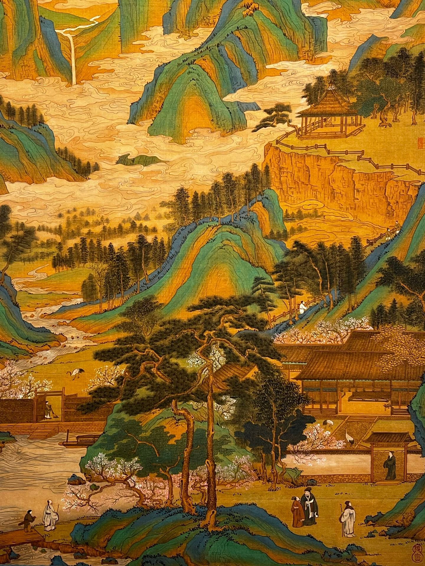 Chinese scroll painting Huizongs