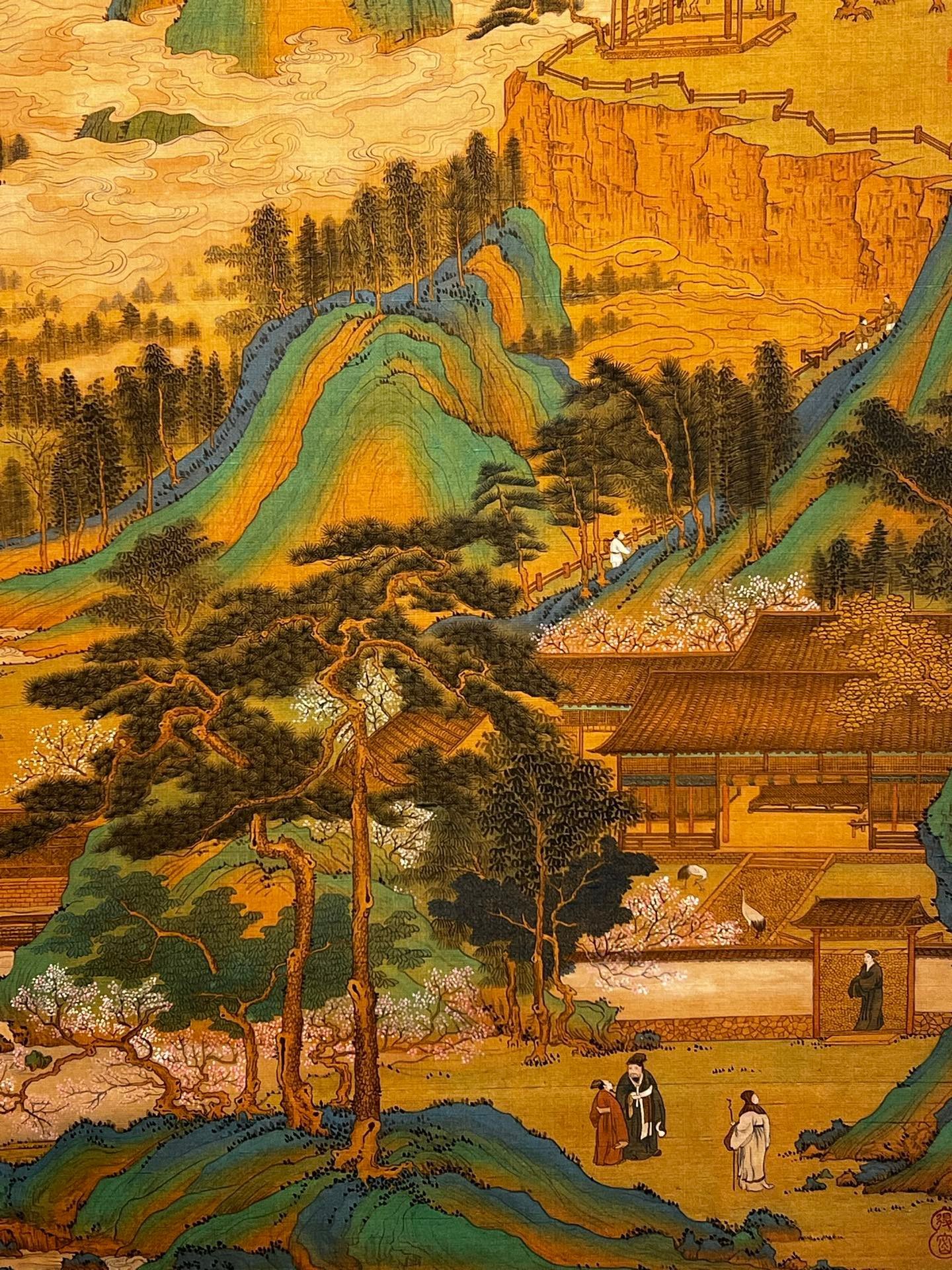 Chinese scroll painting Huizongs