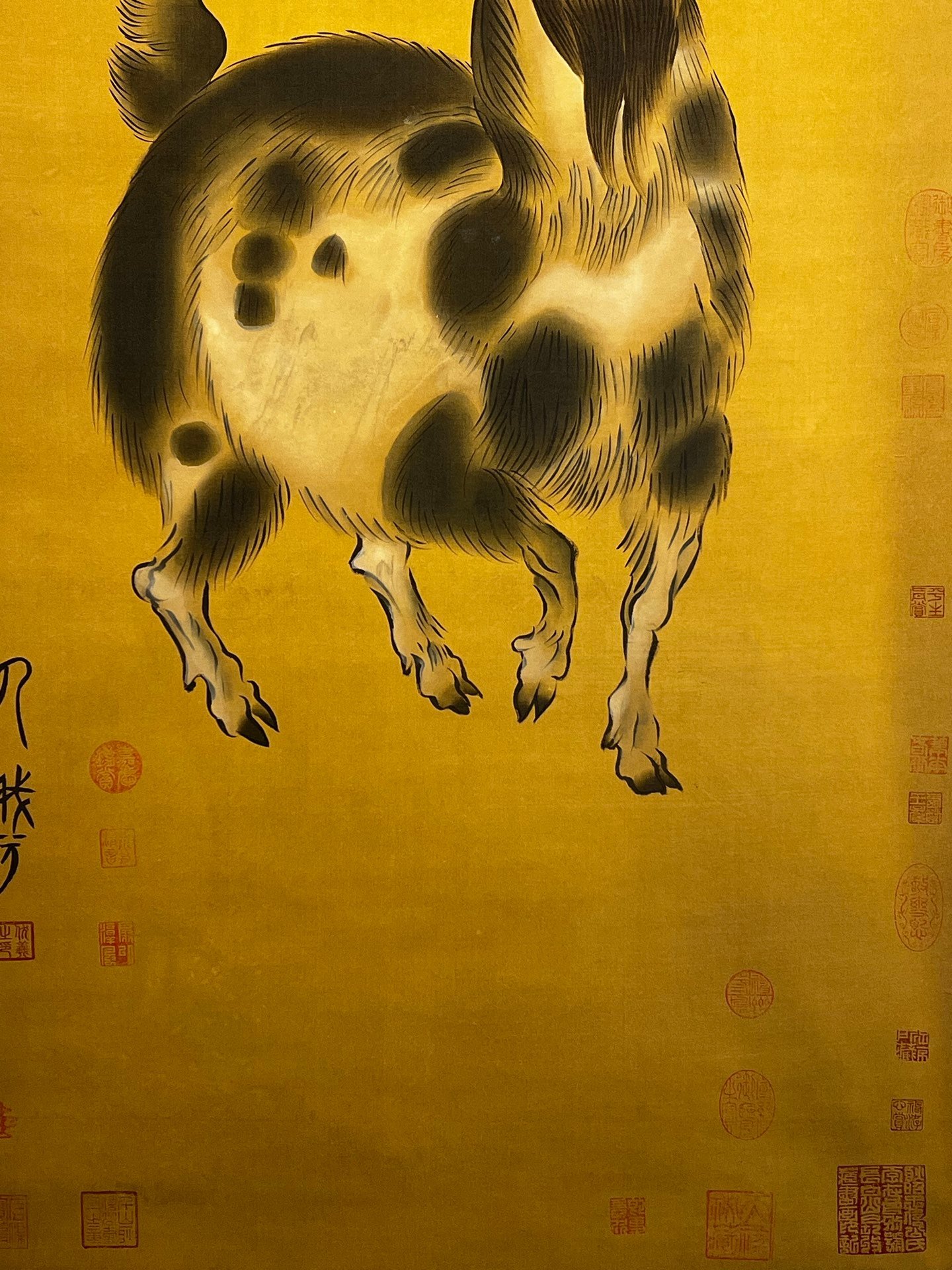 Chinese scroll painting Fuxi