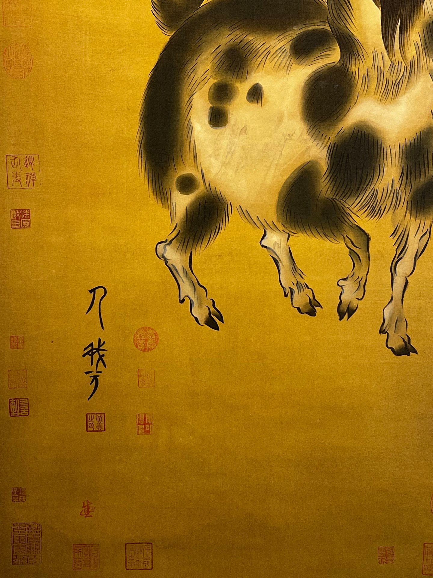 Chinese scroll painting Fuxi