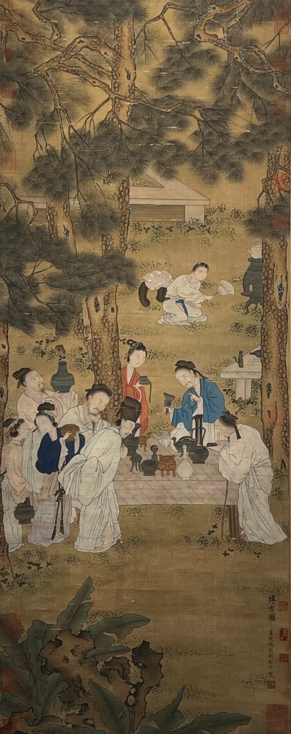 Chinese scroll painting Liu Songnian