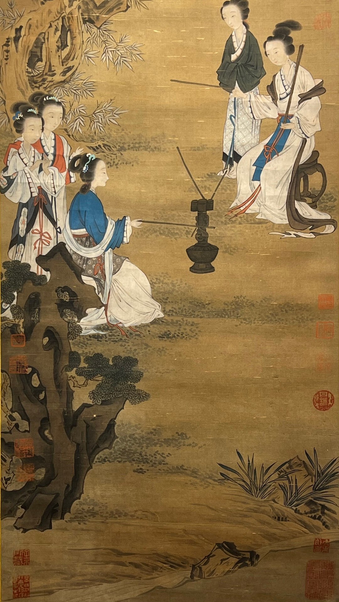 Chinese scroll painting Tang Yin
