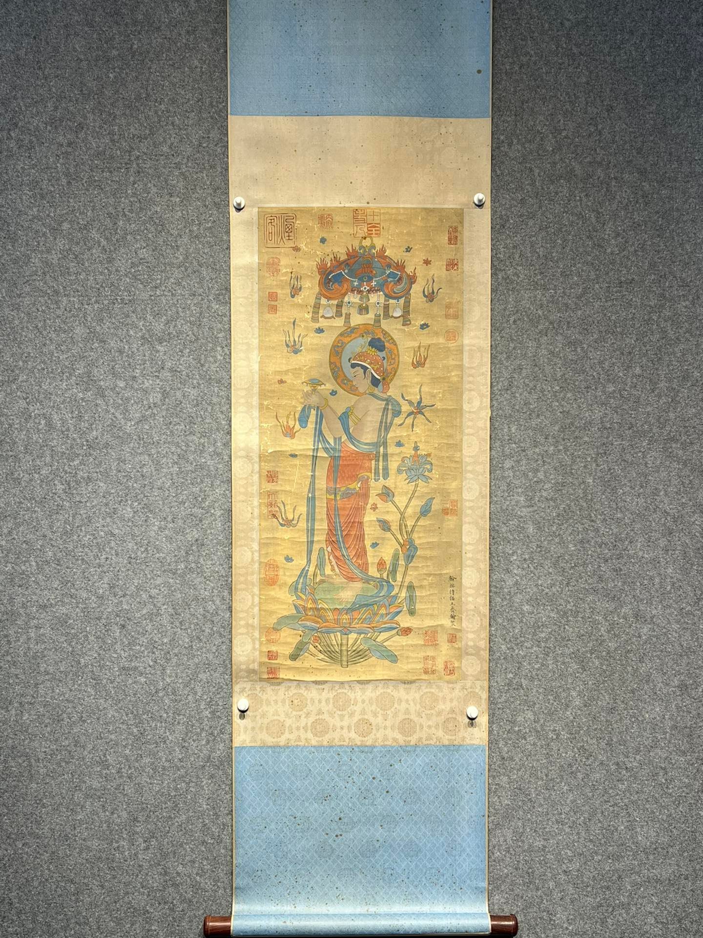 Chinese scroll painting Wang Qihan