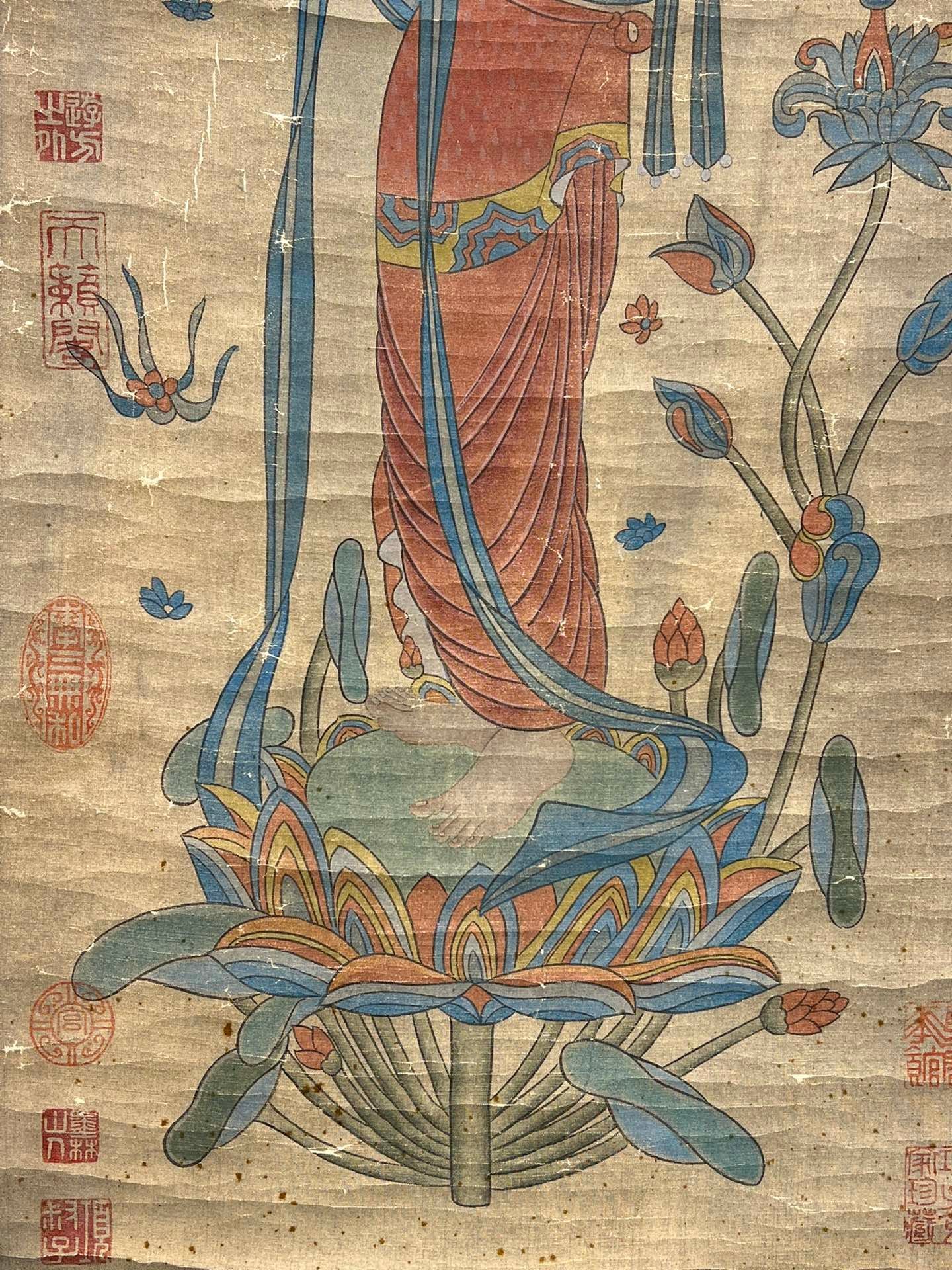 Chinese scroll painting Wang Qihan