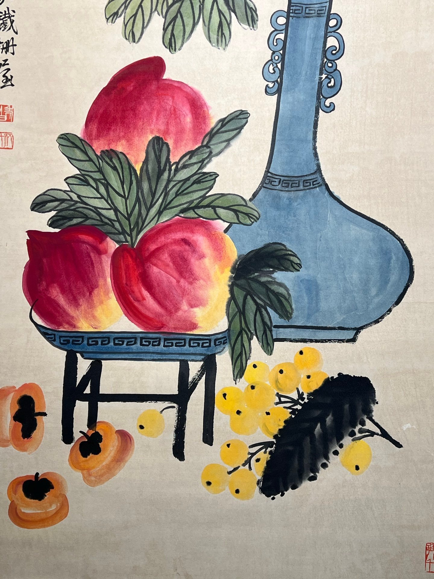 Chinese scroll painting Qi Baishi