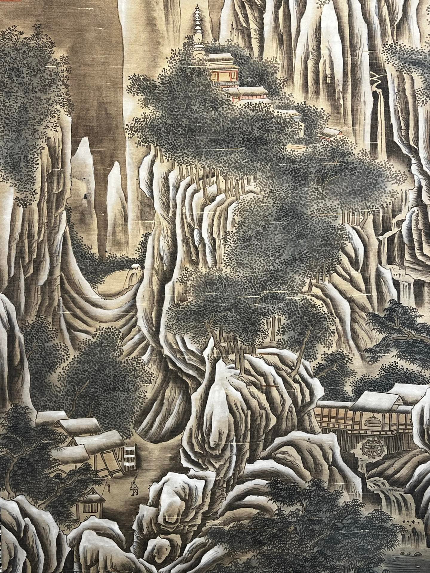 Chinese scroll painting Tang Yin