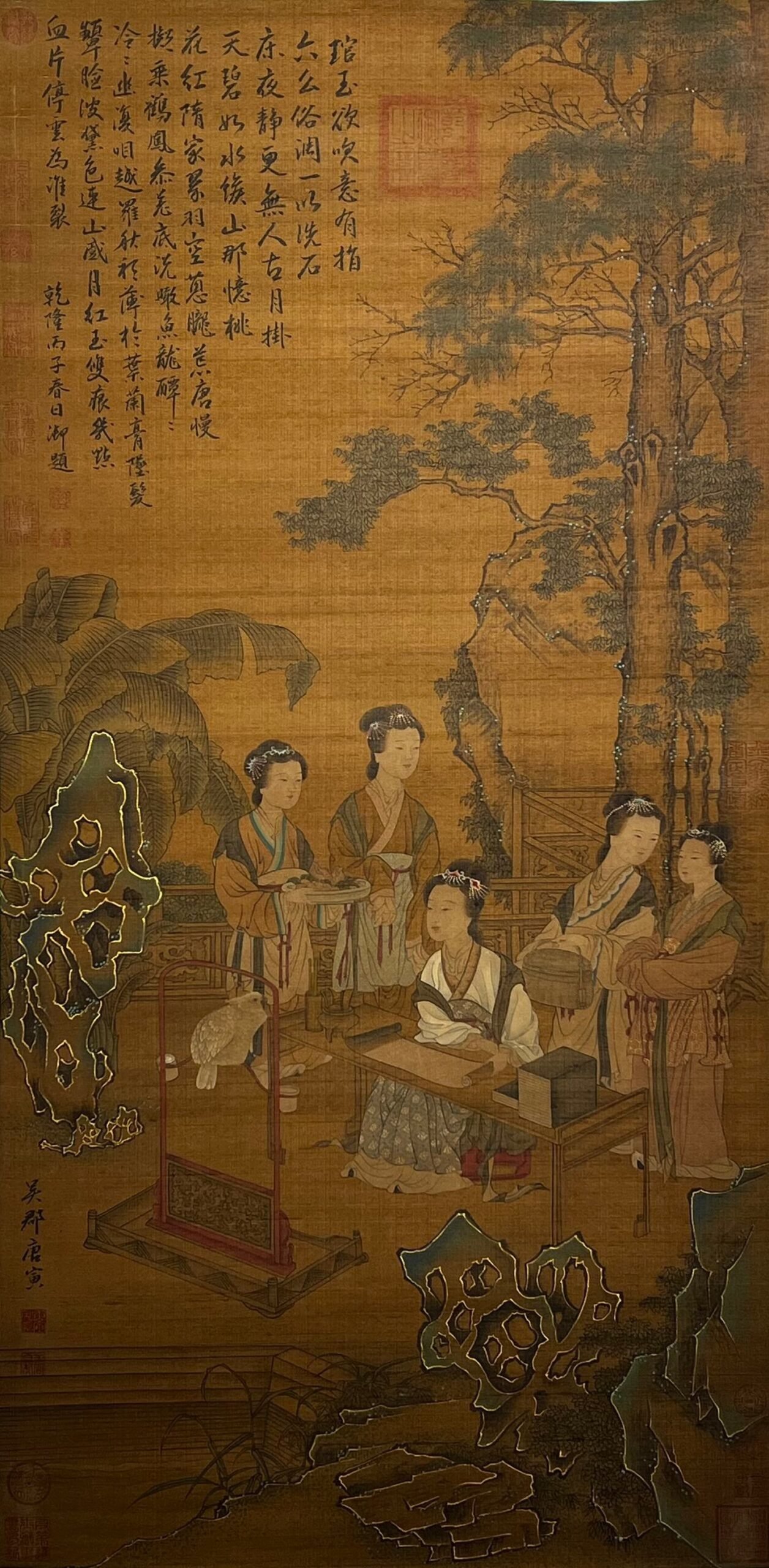 Chinese scroll painting Tang Yin