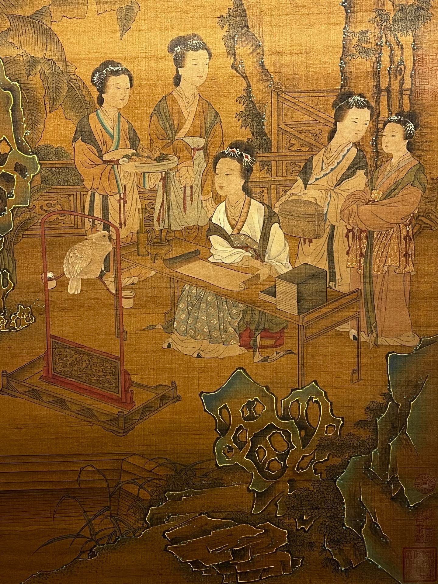 Chinese scroll painting Tang Yin