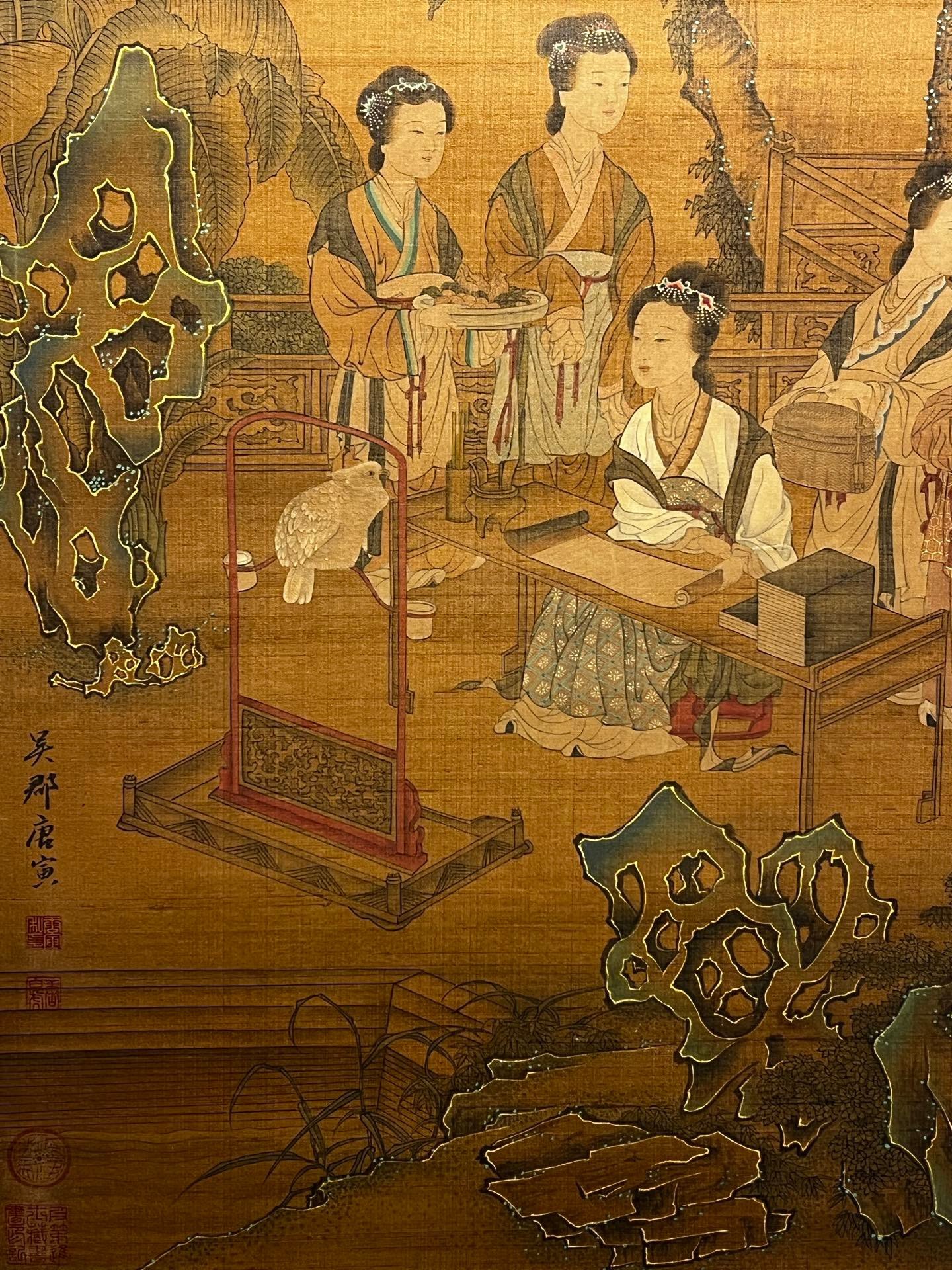 Chinese scroll painting Tang Yin