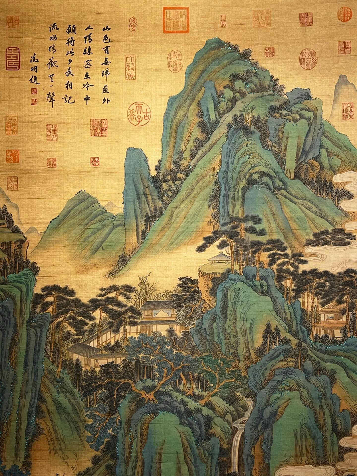 Chinese scroll painting Qiu Ying