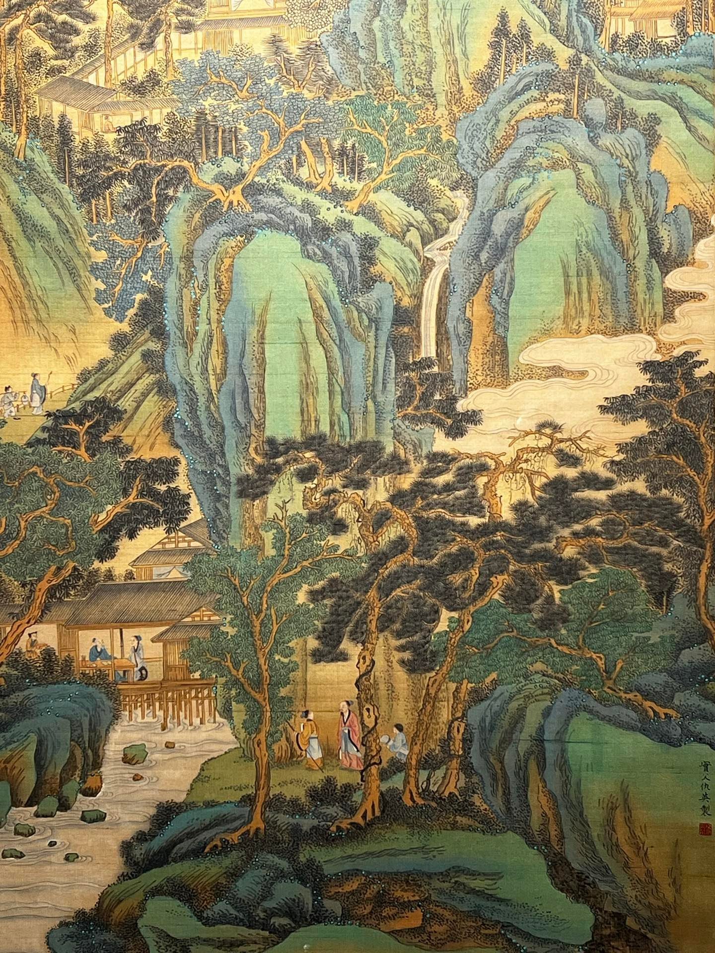 Chinese scroll painting Qiu Ying