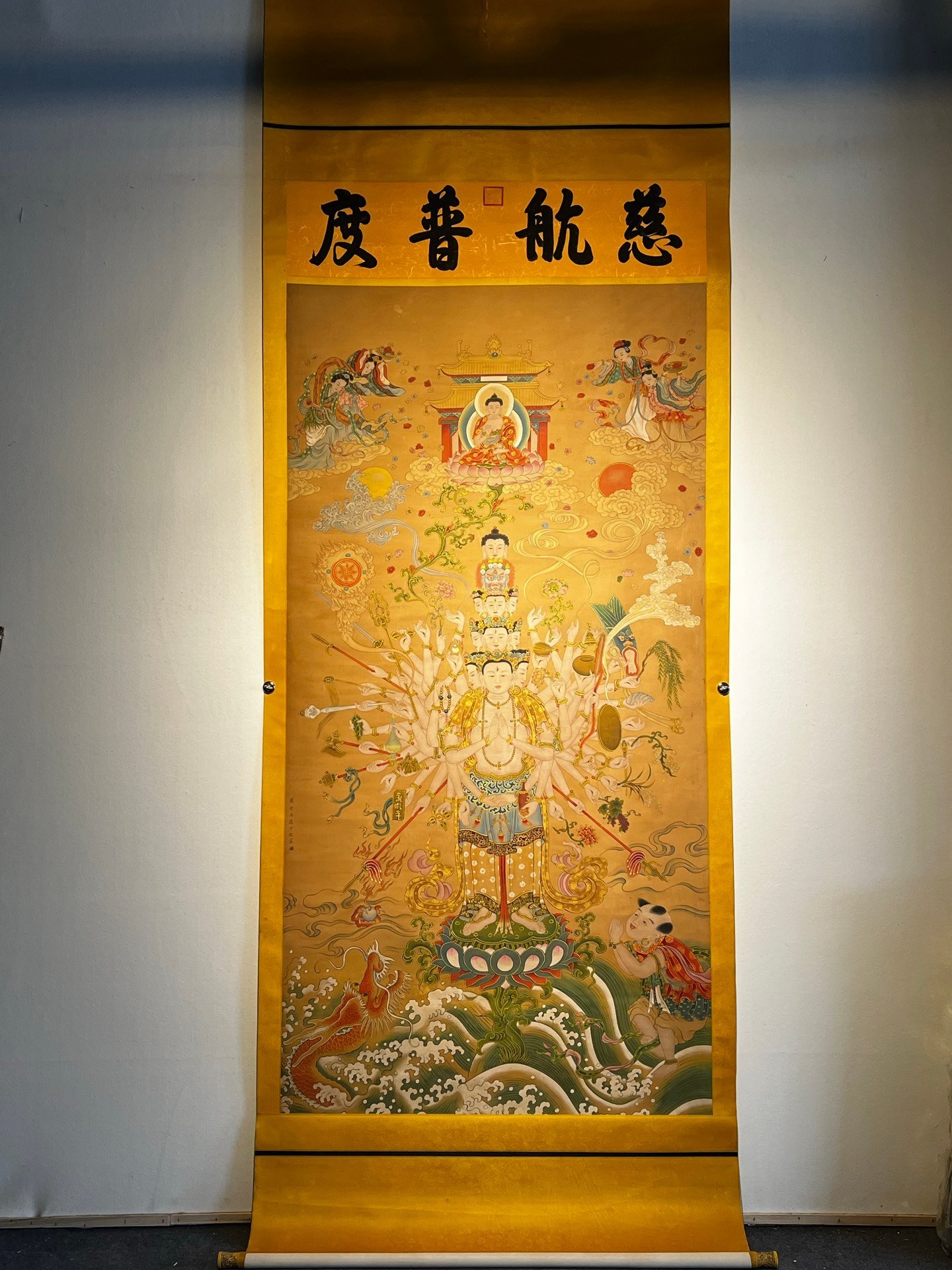 Chinese scroll painting Wu Daozi