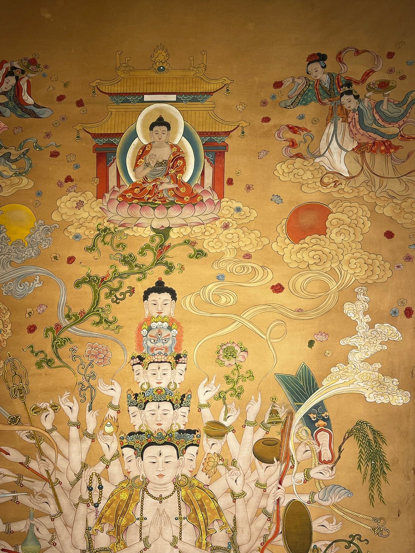 Chinese scroll painting Wu Daozi