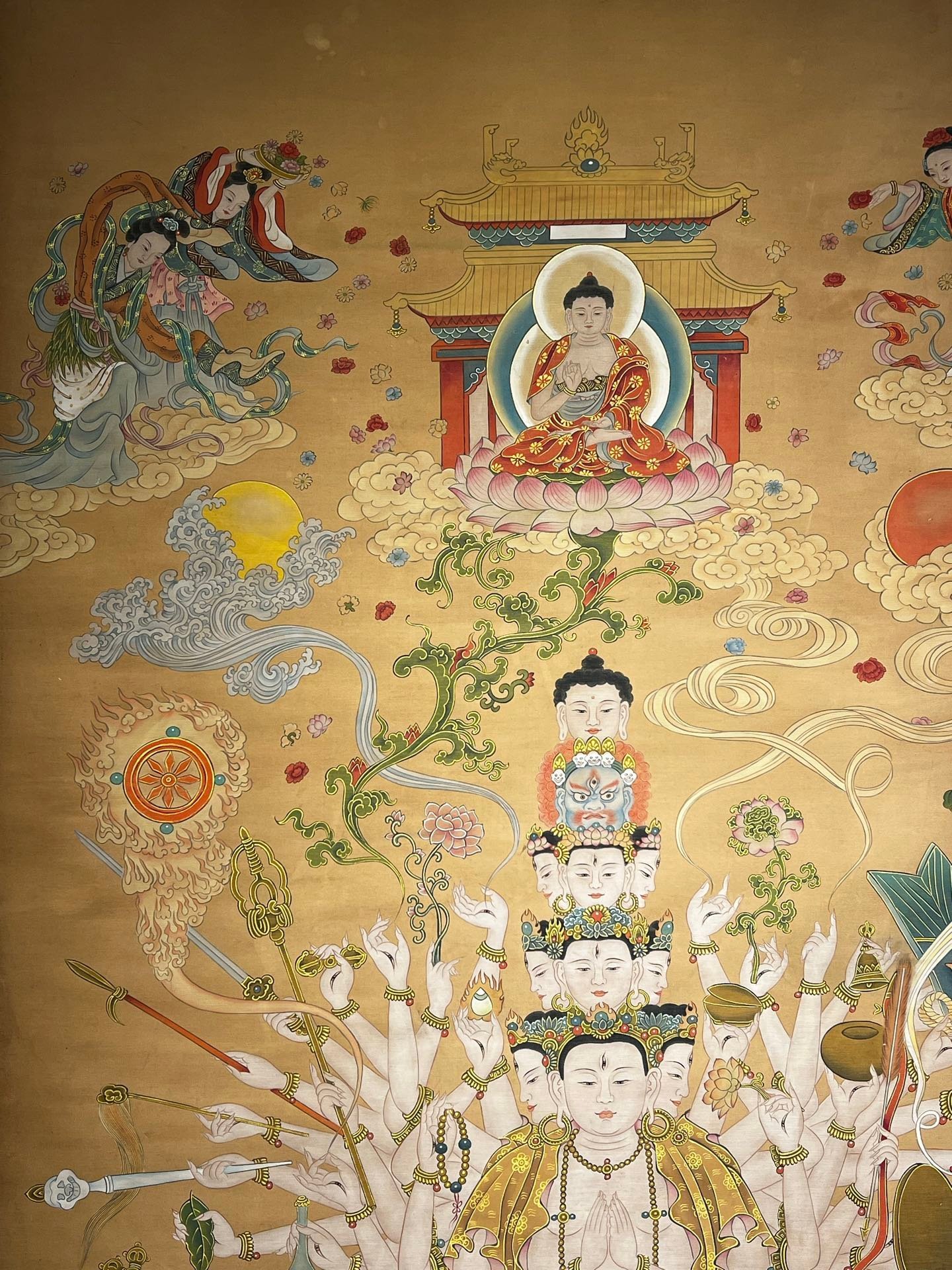 Chinese scroll painting Wu Daozi