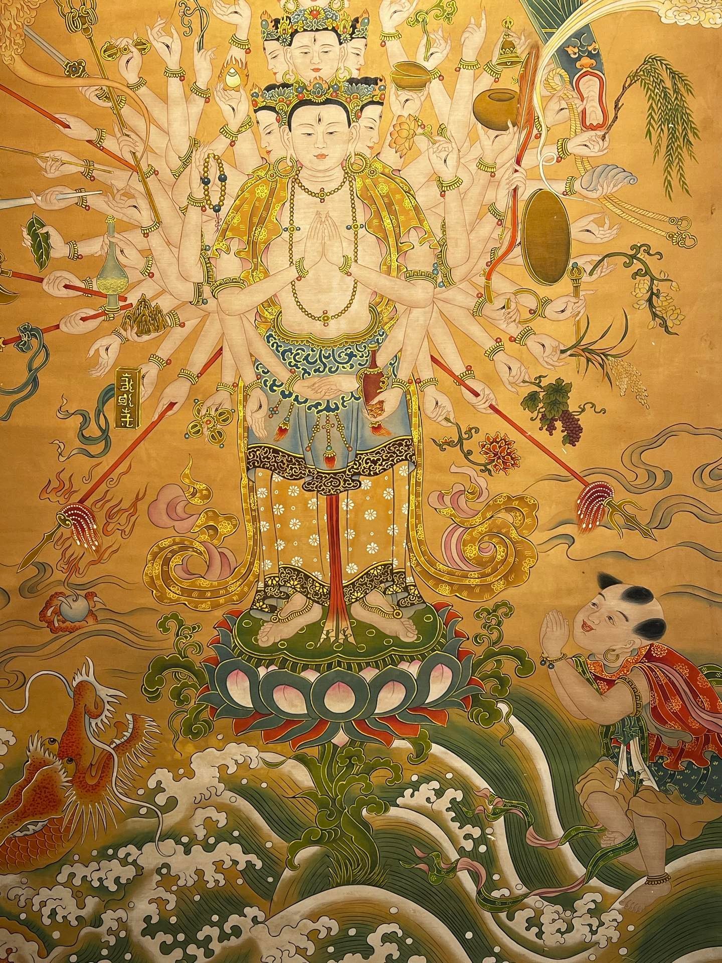 Chinese scroll painting Wu Daozi