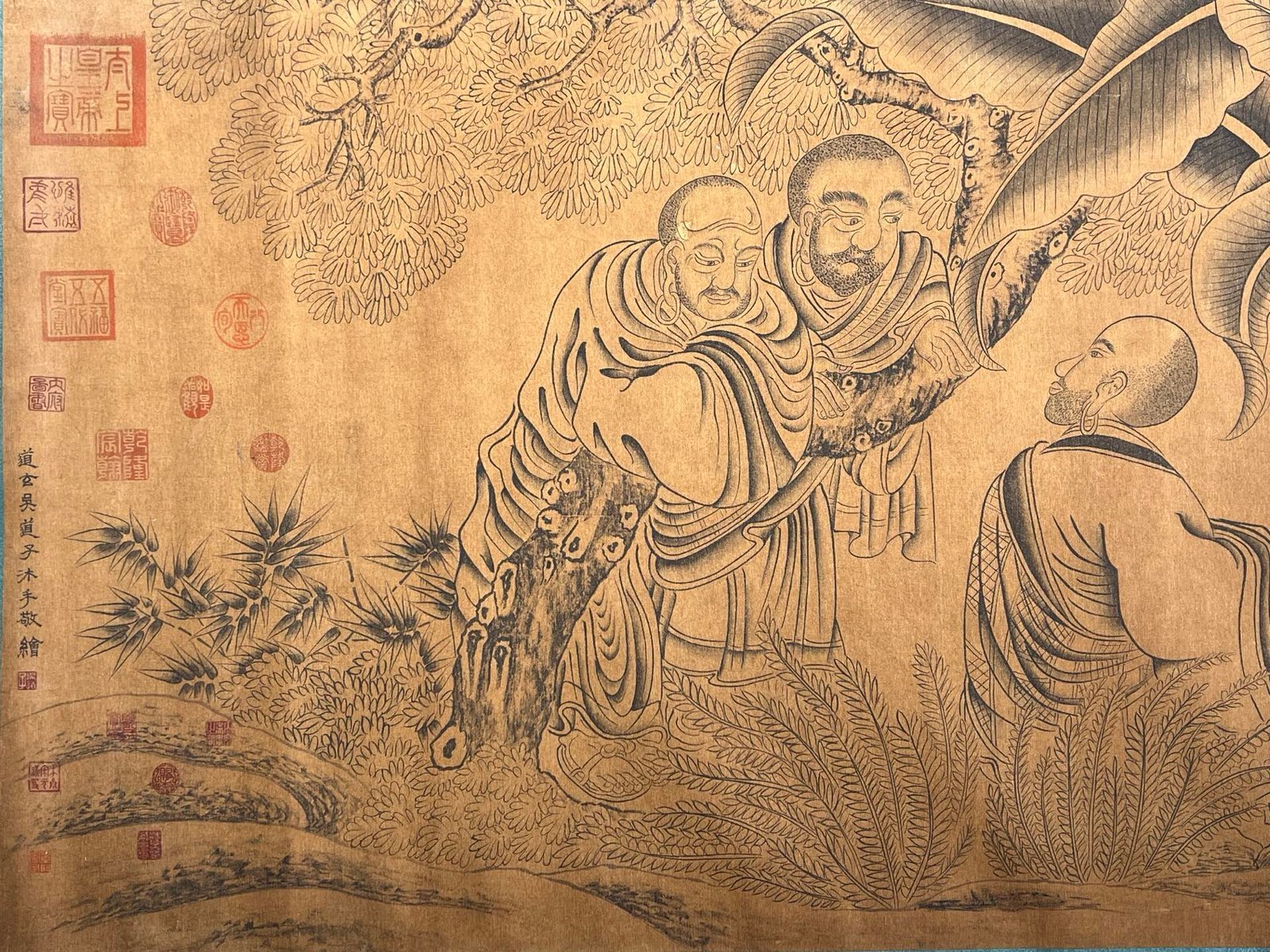 Chinese scroll painting Wu Daozi