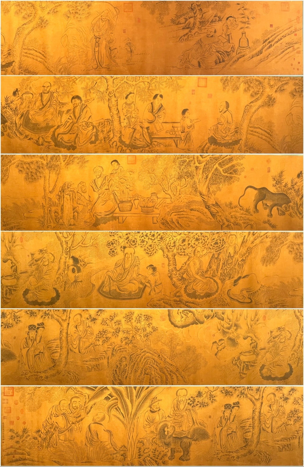 Chinese scroll painting Wu Daozi