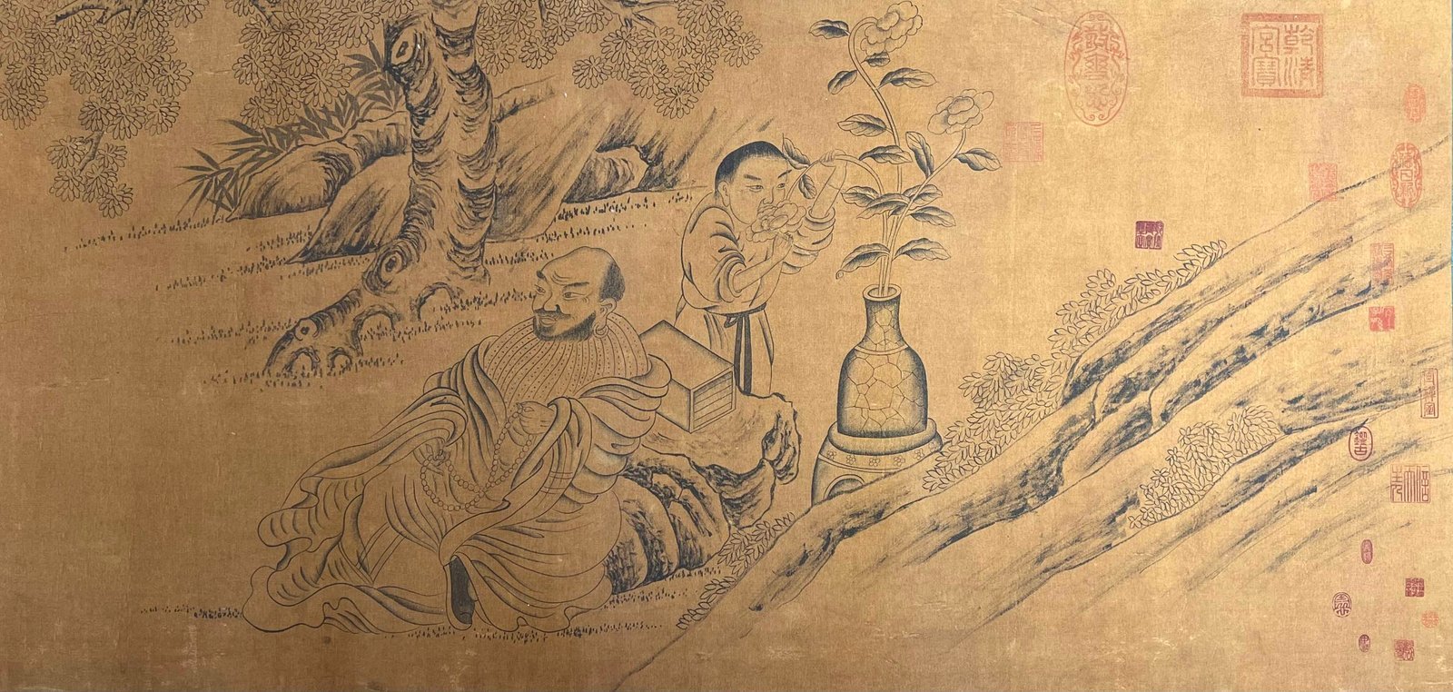 Chinese scroll painting Wu Daozi