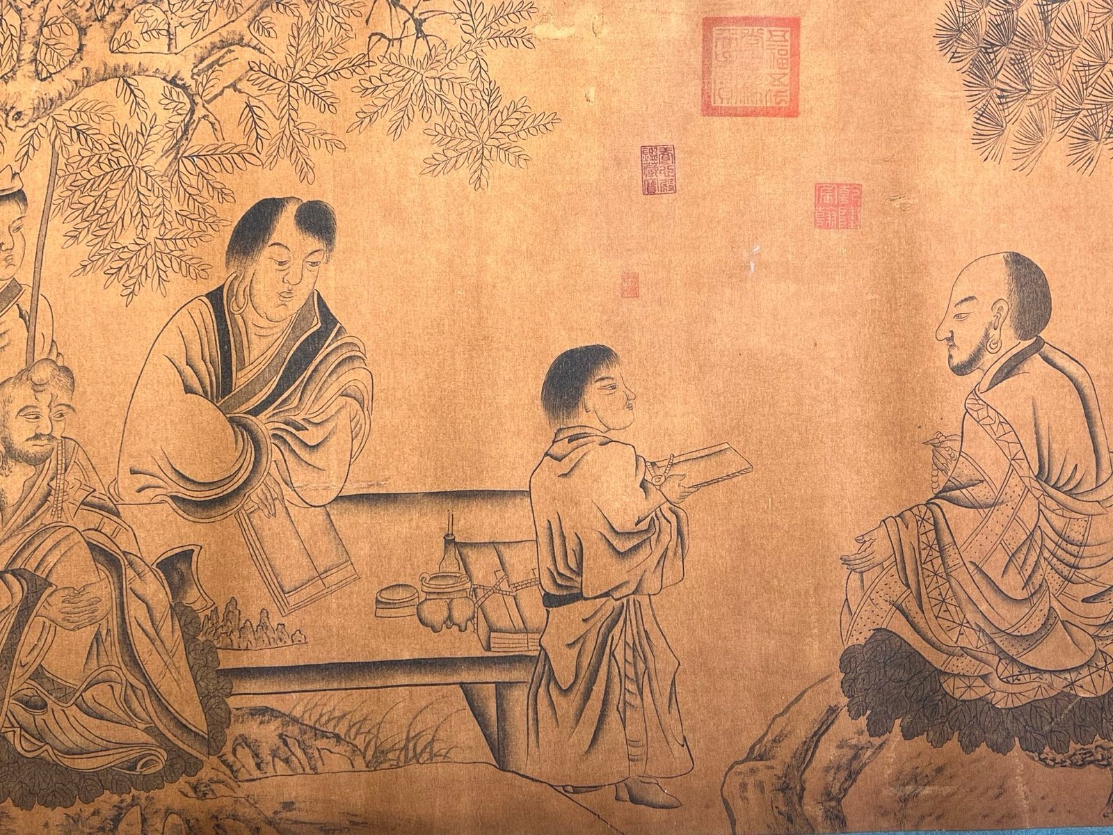 Chinese scroll painting Wu Daozi