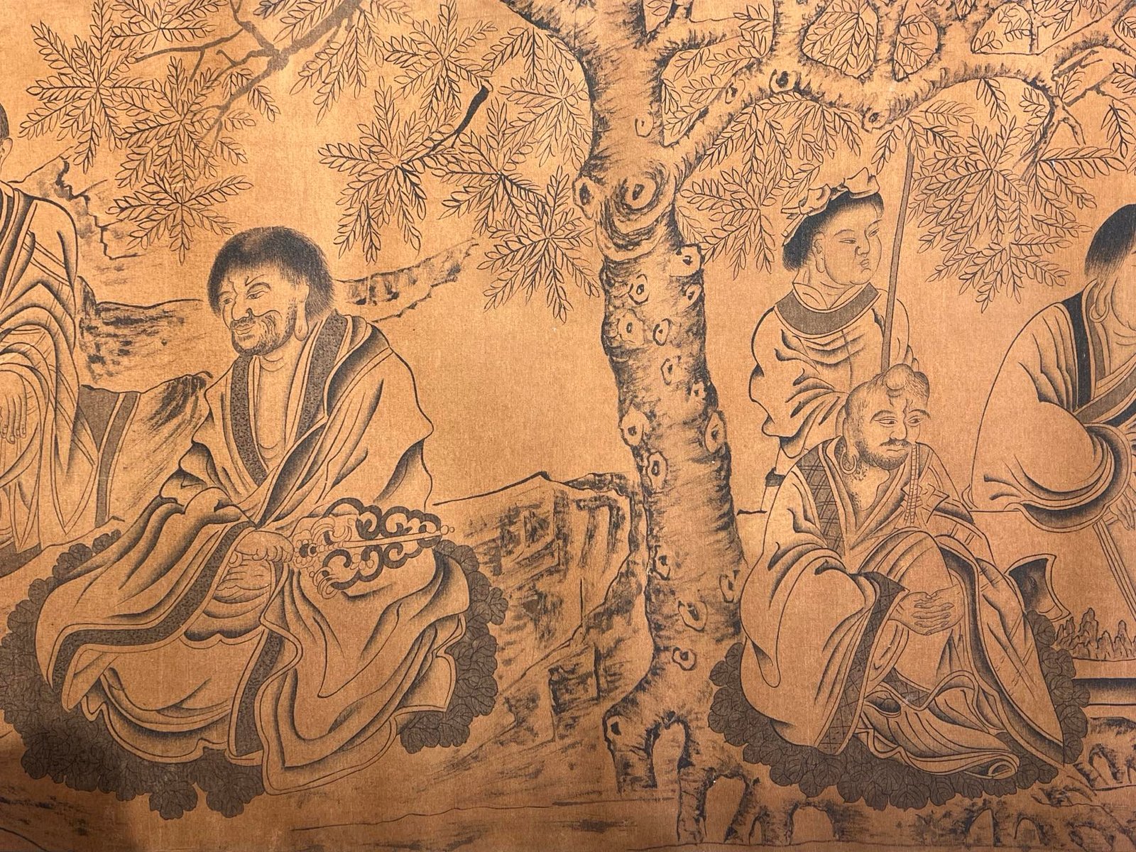 Chinese scroll painting Wu Daozi