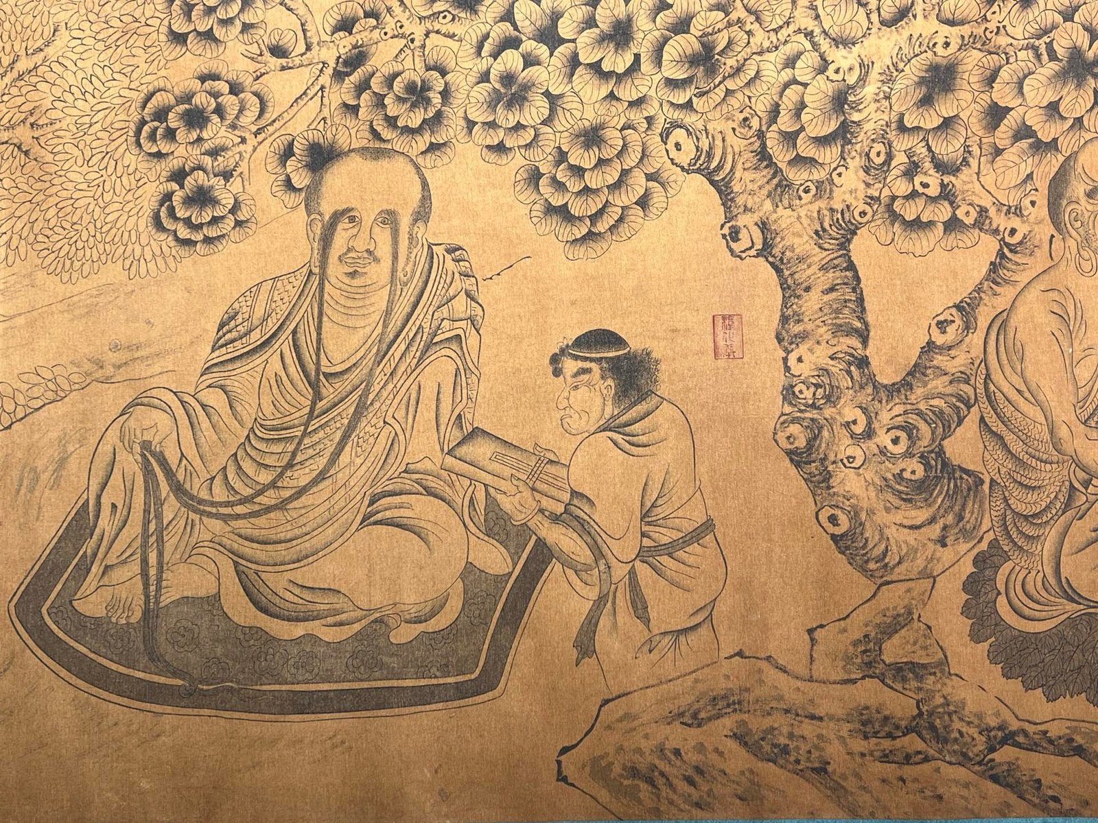 Chinese scroll painting Wu Daozi