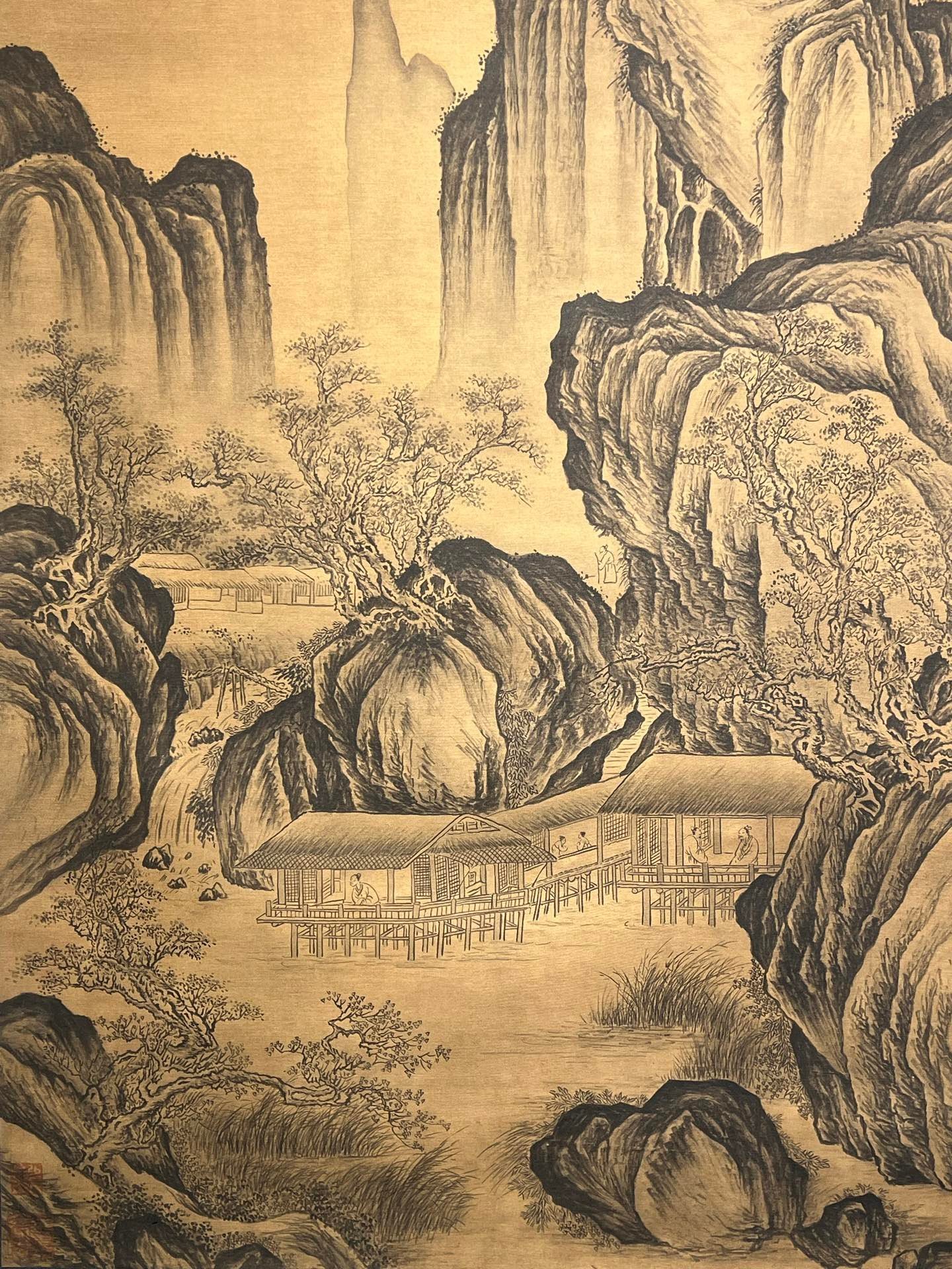 Chinese scroll painting Tang Yin