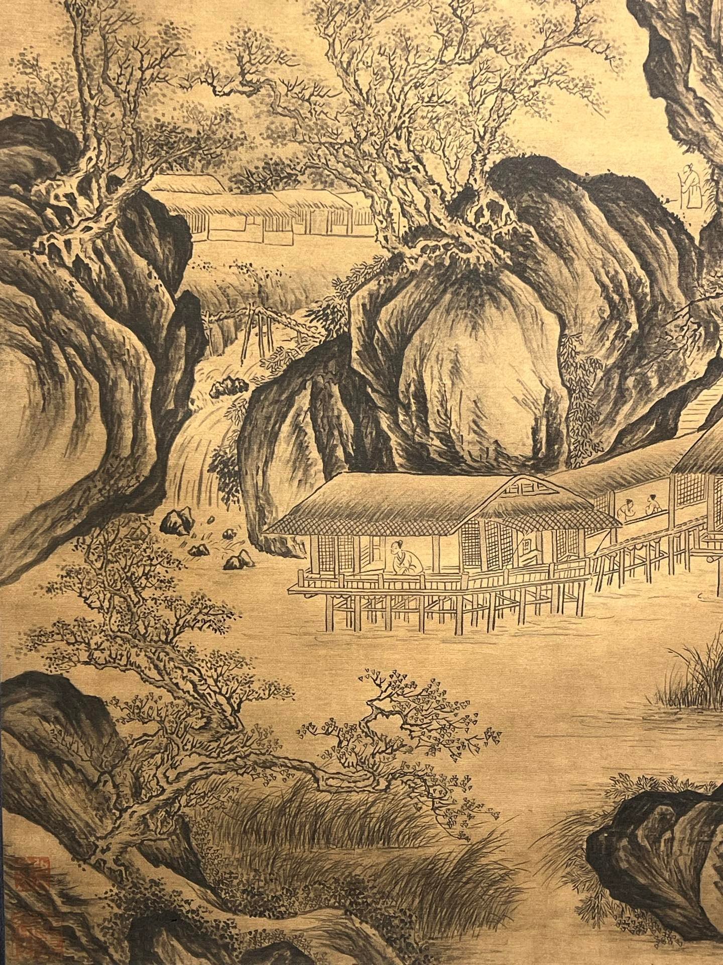 Chinese scroll painting Tang Yin