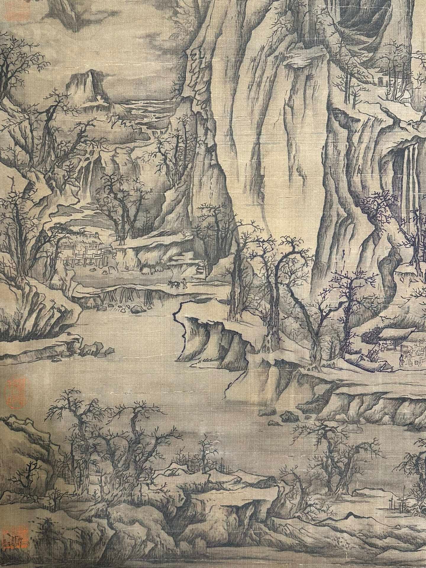 Chinese scroll painting Xuanzong