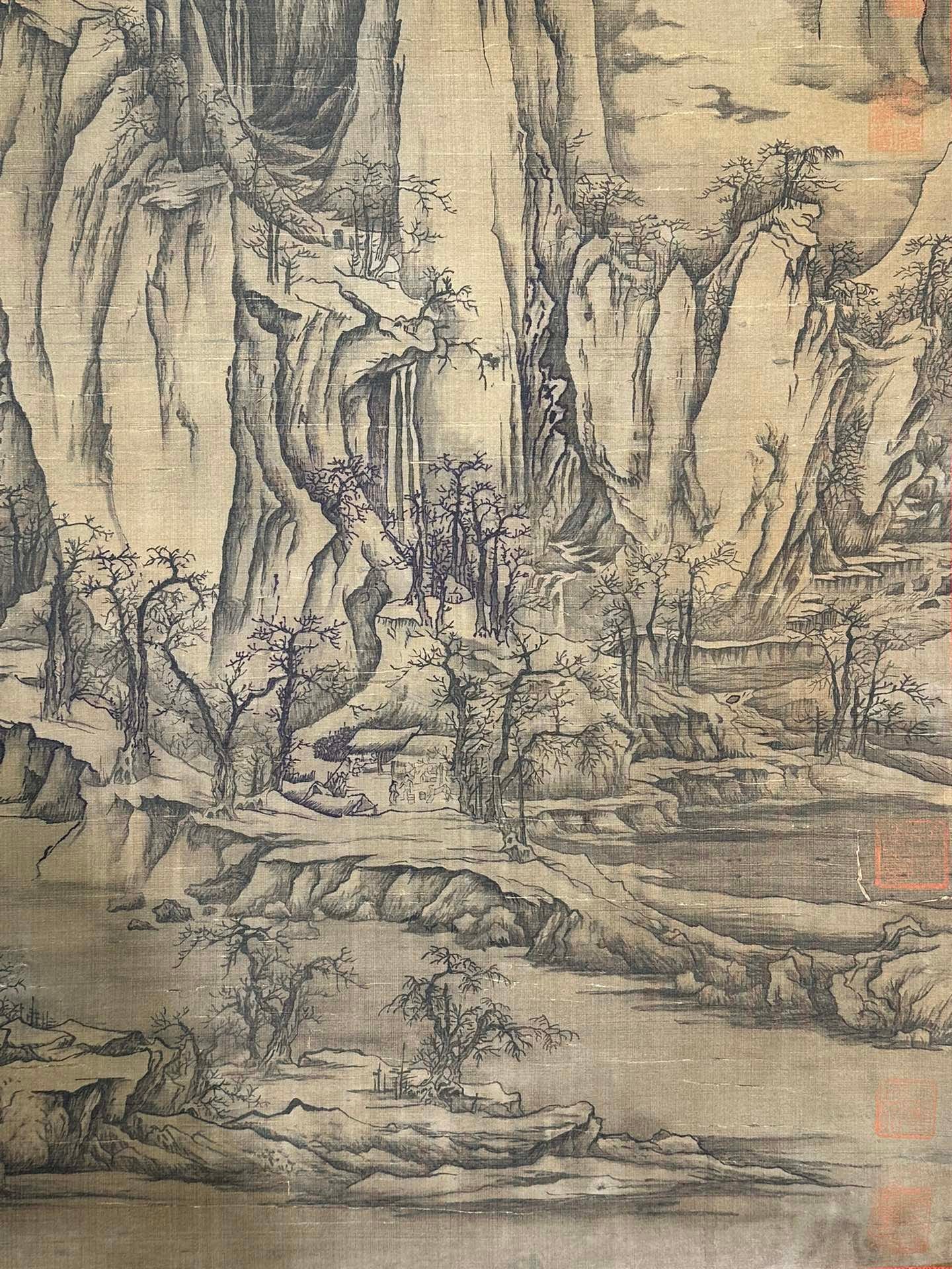 Chinese scroll painting Xuanzong
